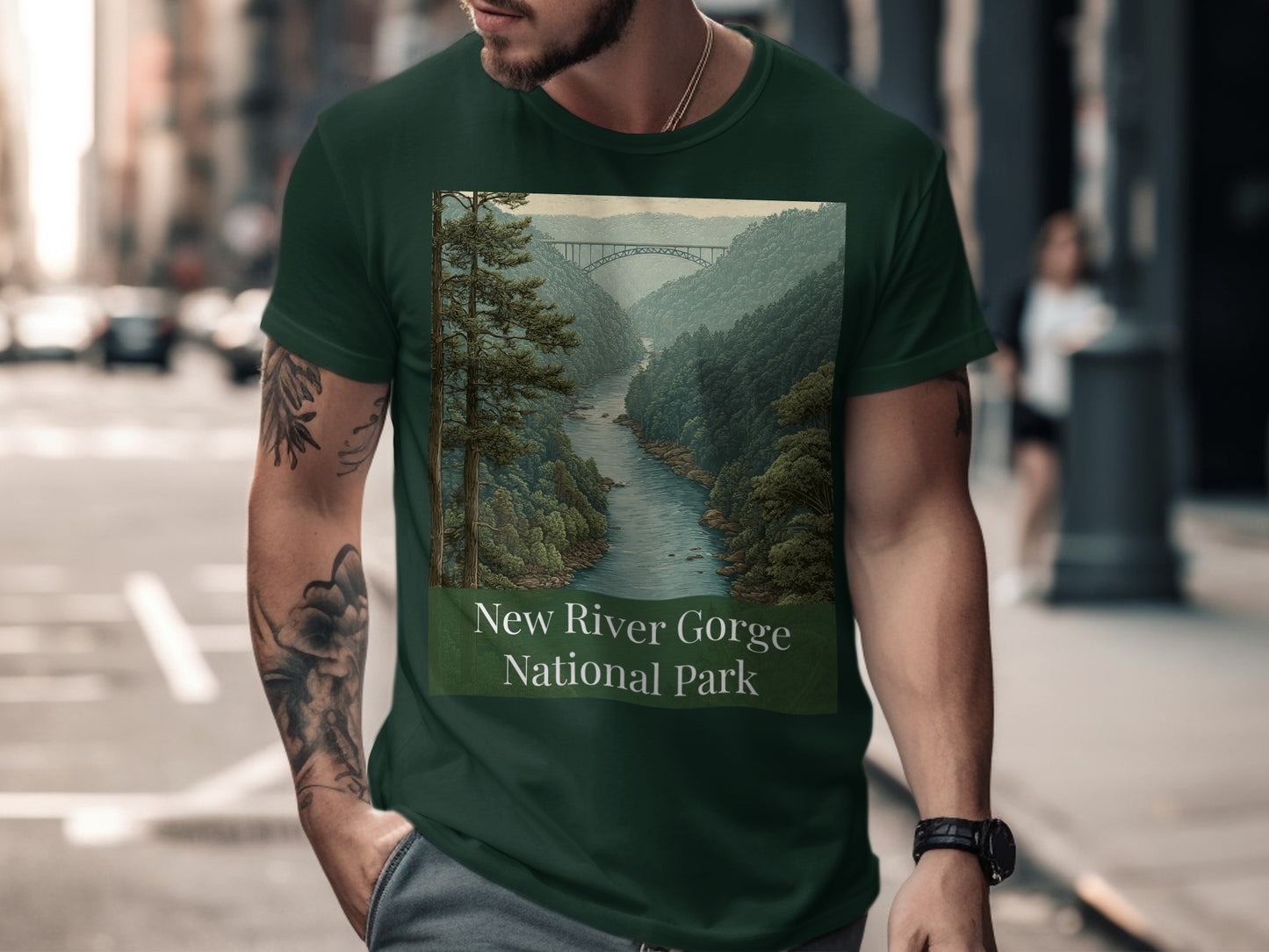 New River Gorge National Park Scenic Artwork Shirt