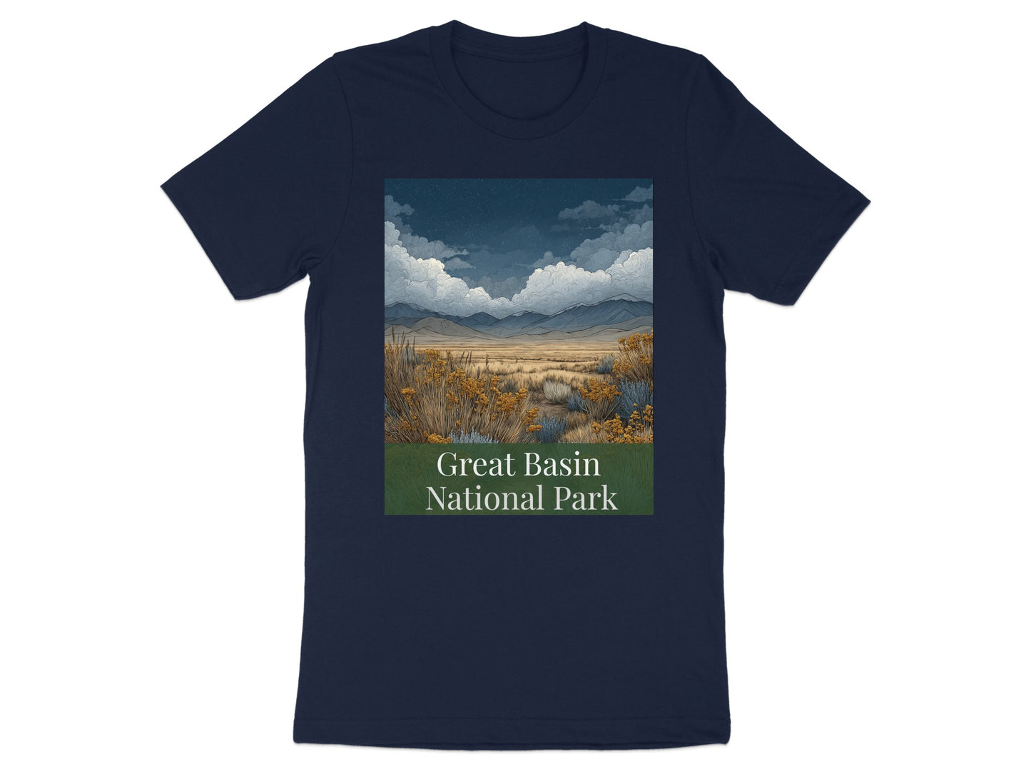 Great Basin National Park Scenic Landscape T-shirt