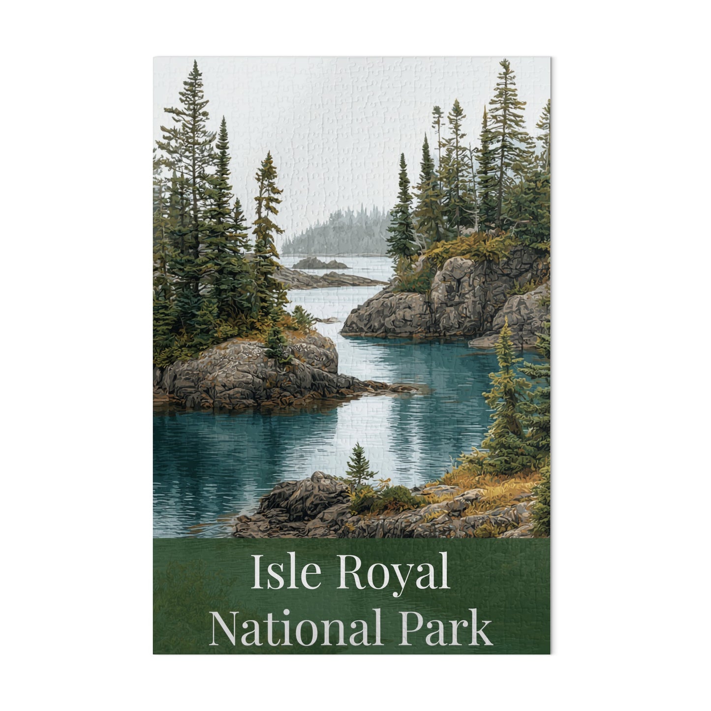 Isle Royal National Park Scenic Landscape Puzzle