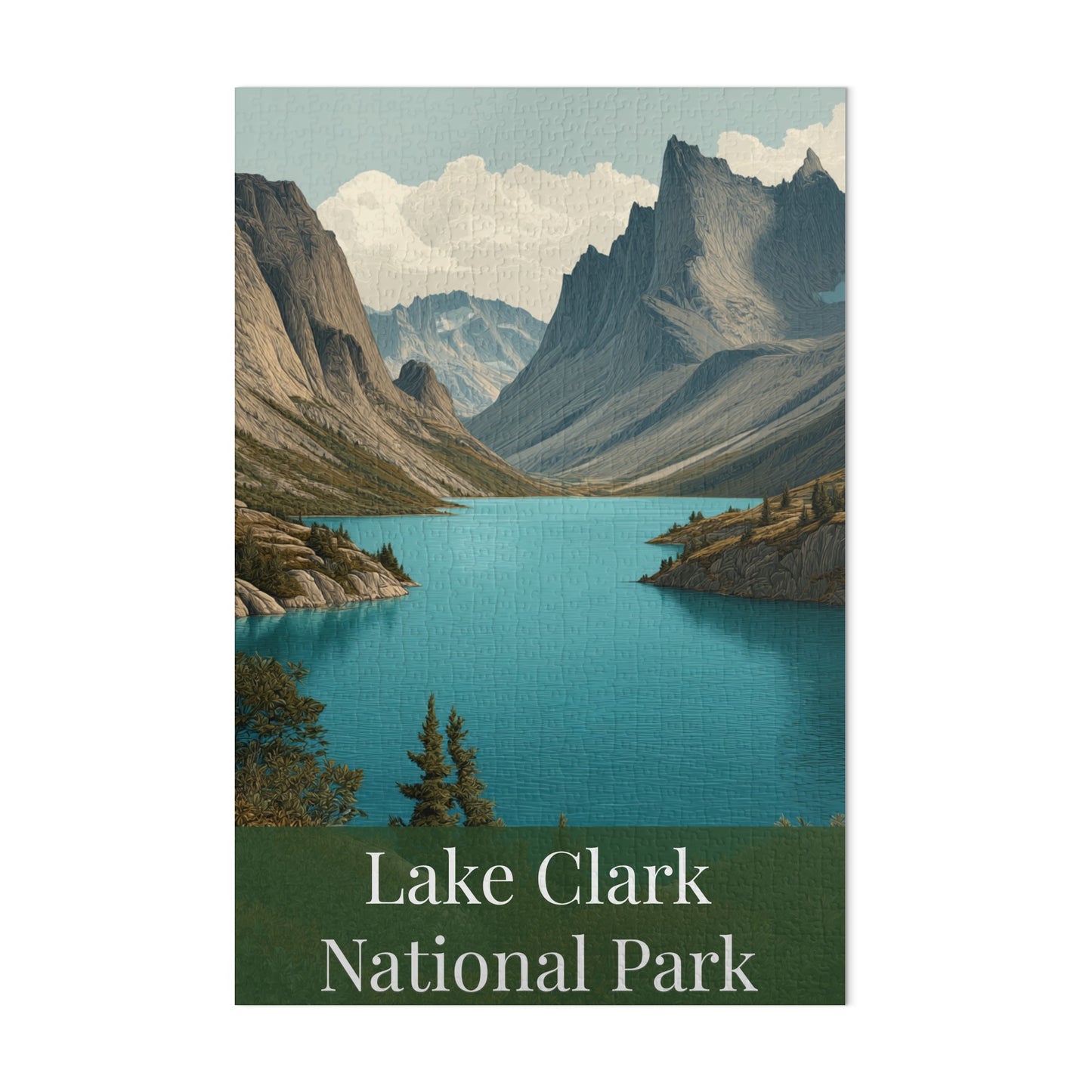 Lake Clark National Park Scenic Print Product