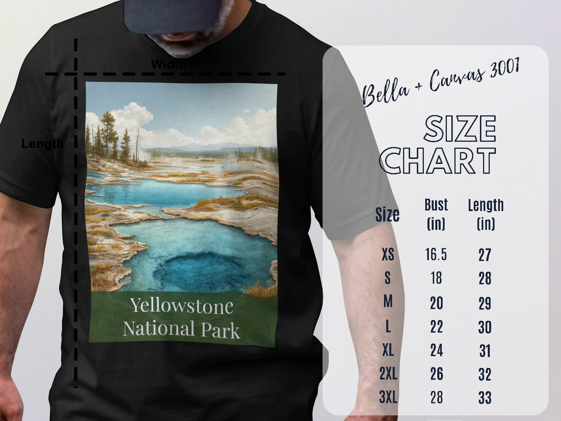 Yellowstone National Park Graphic T-shirt