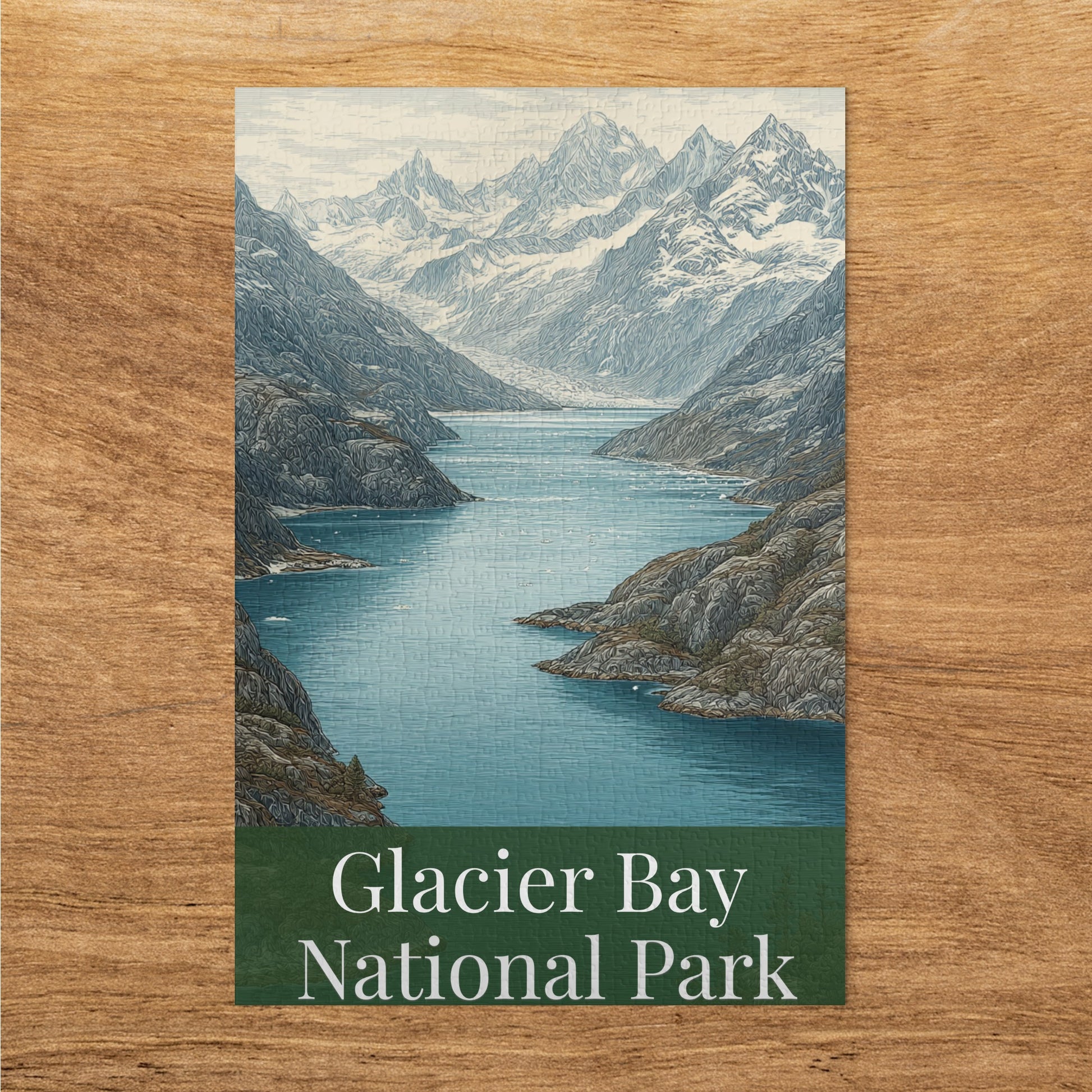 Glacier Bay National Park Scenic Poster Print