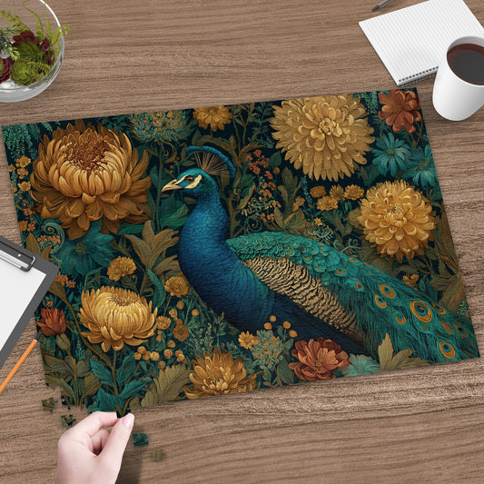 Majestic Peacock Floral Art Nouveau Design product type
