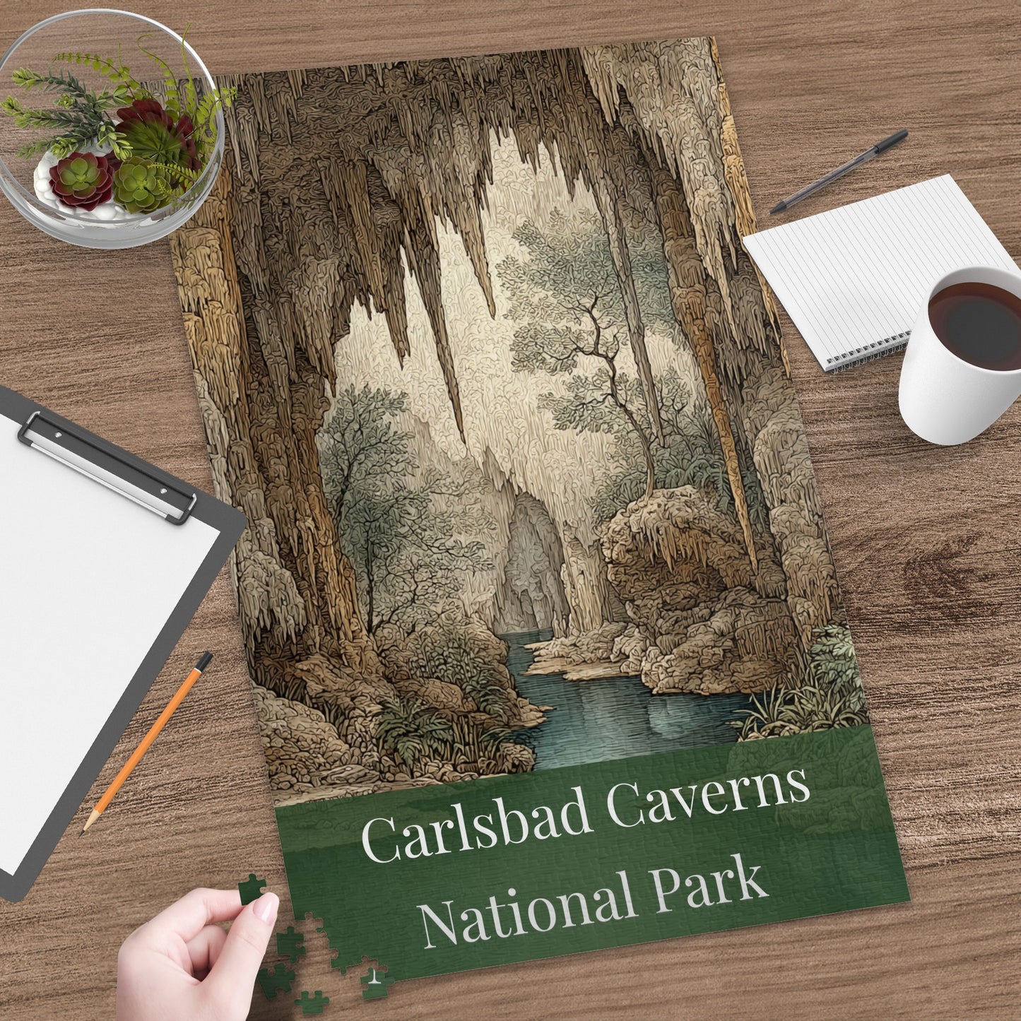 Carlsbad Caverns National Park themed puzzle