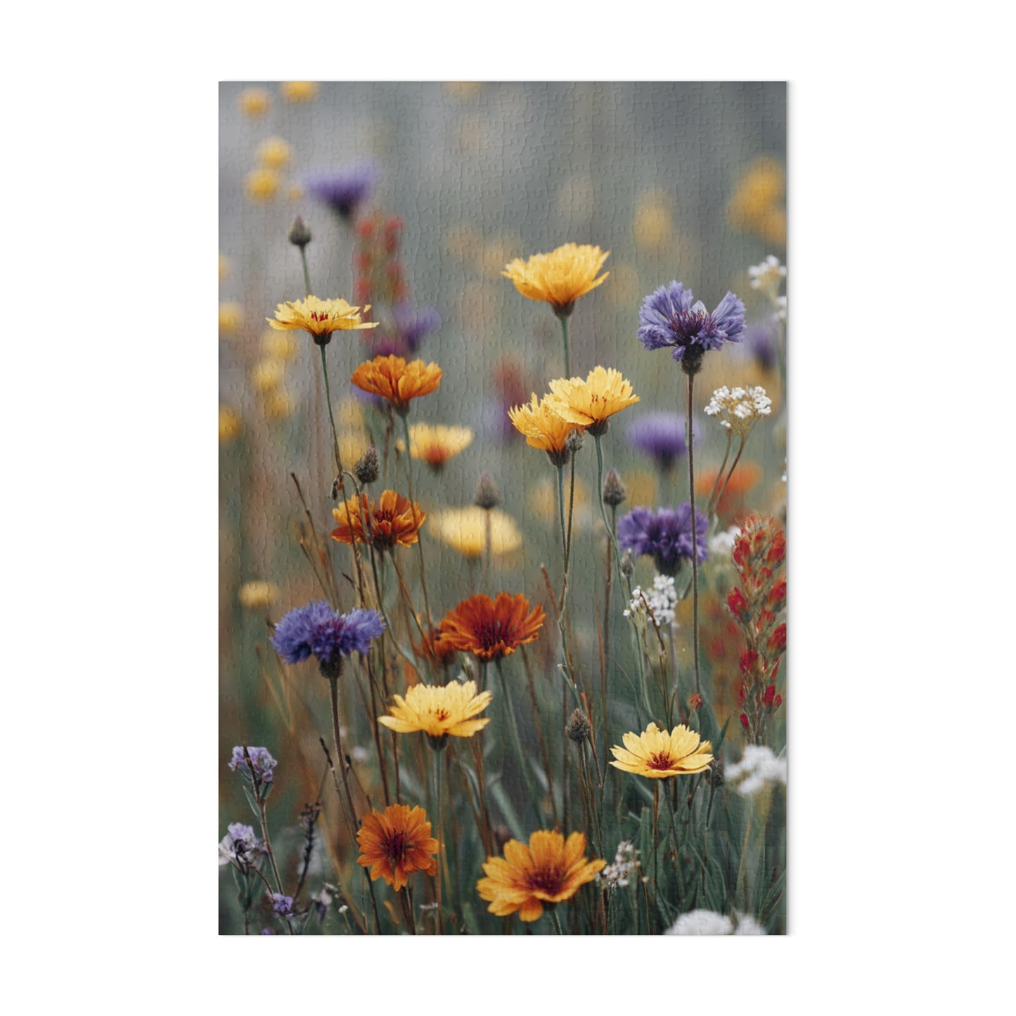 Vibrant Wildflower Meadow Fine Art Print