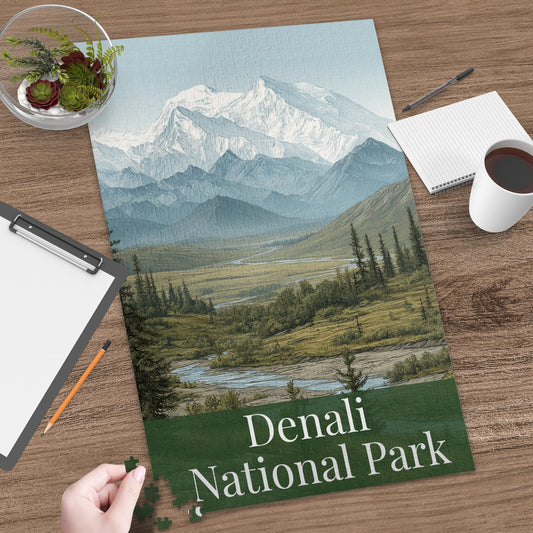 Denali National Park Scenic Landscape Puzzle