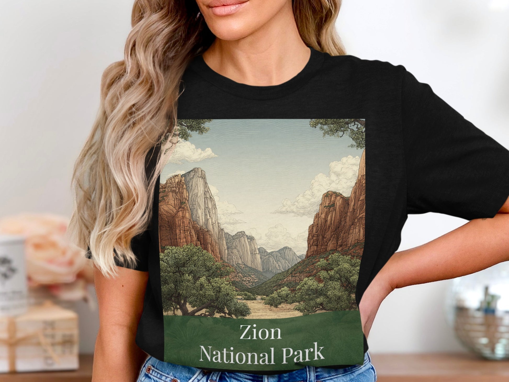 Zion National Park Vintage Poster Tee