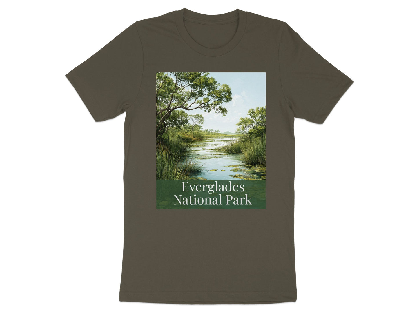 Everglades National Park Scenic Graphic T-Shirt