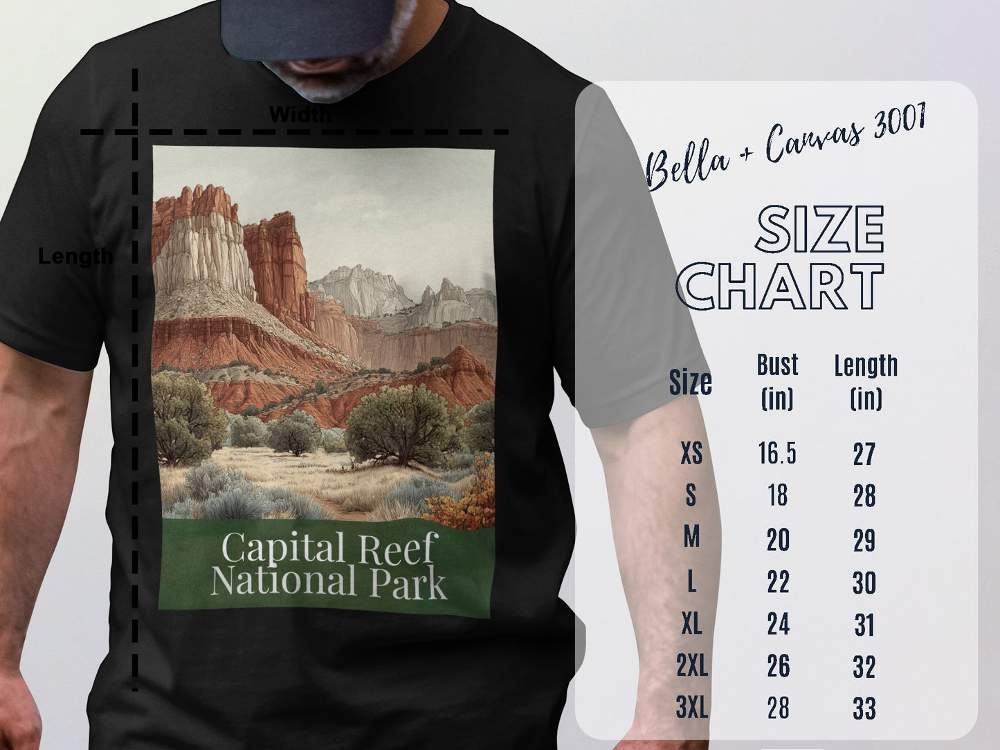 Capital Reef National Park Graphic Print Shirt