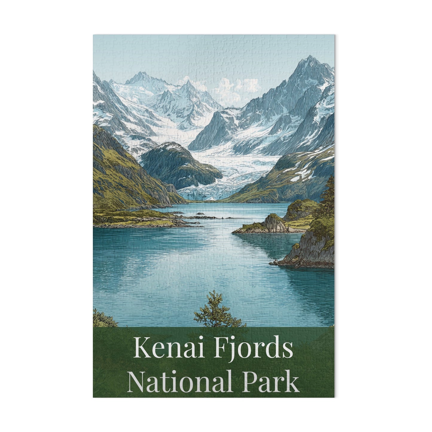 Kenai Fjords National Park Scenic Landscape Puzzle