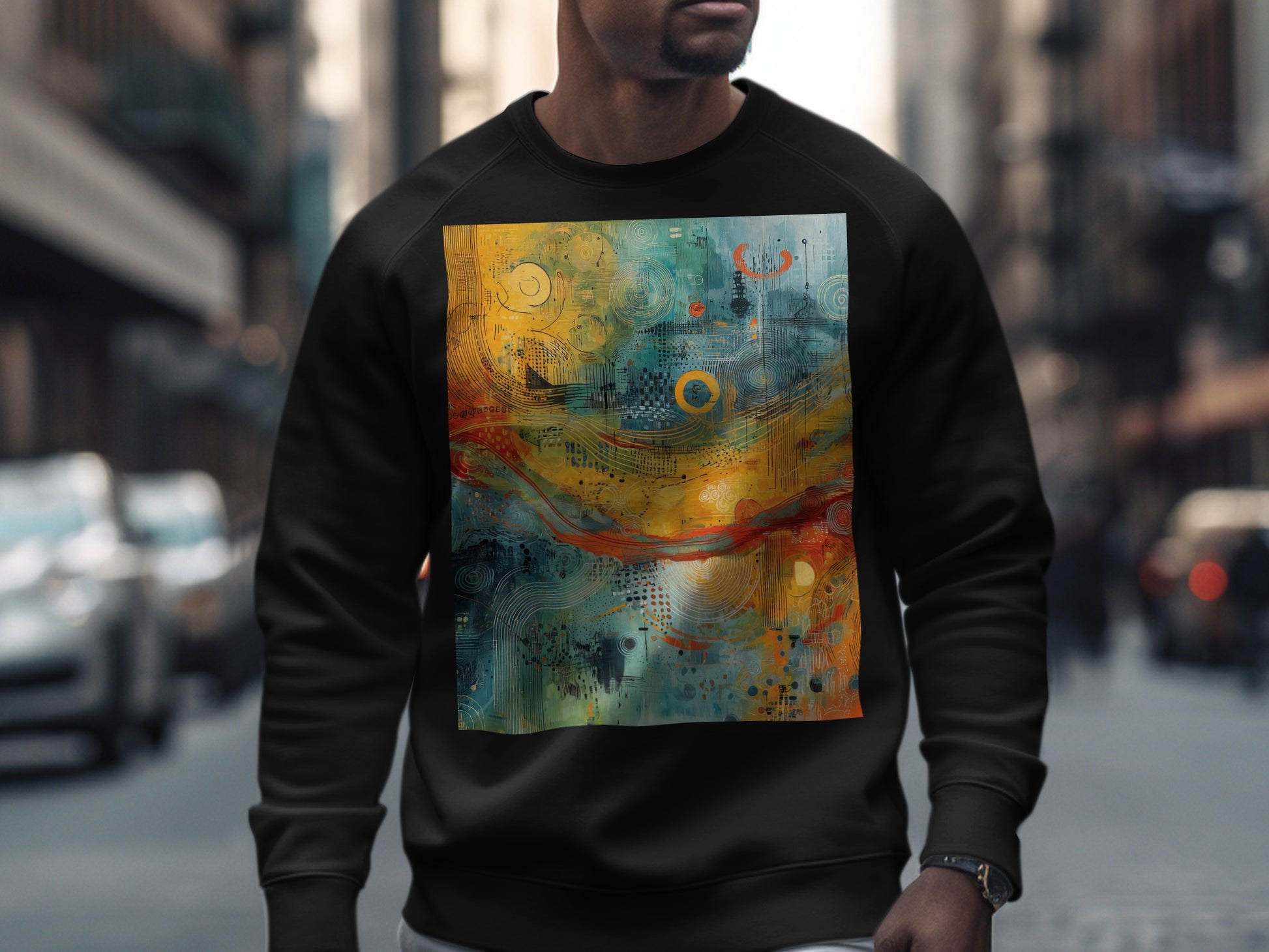 Modern Artistic Pattern Dynamic Abstract Swirls product type