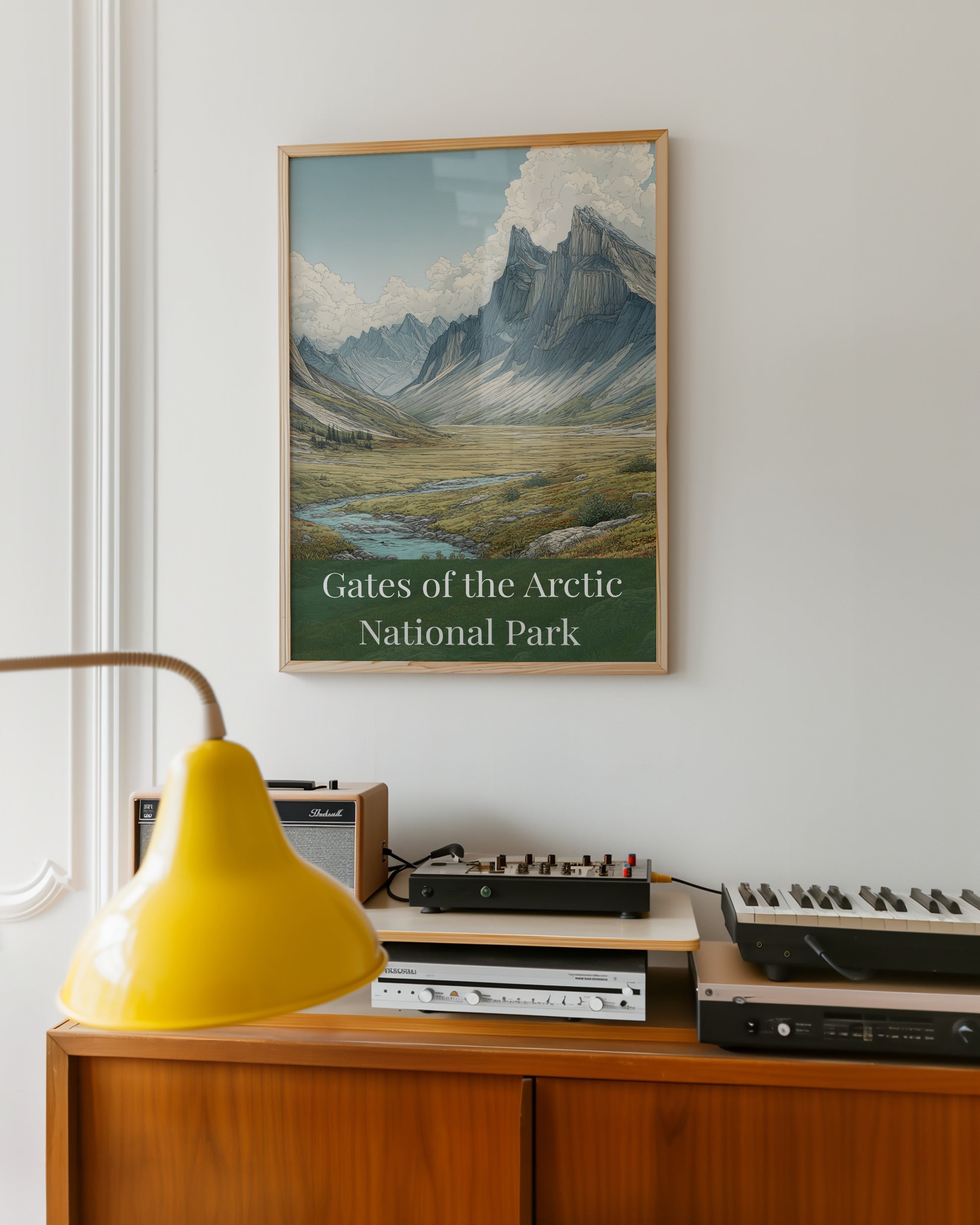 Gates of the Arctic National Park poster artwork