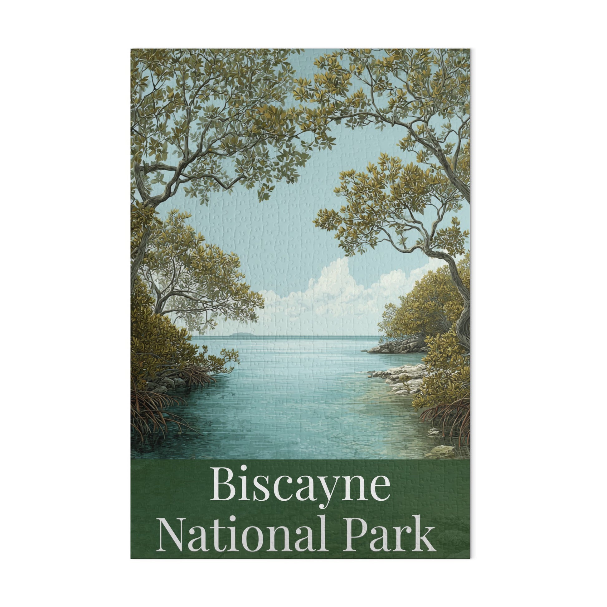 Biscayne National Park Scenic View Poster Puzzle