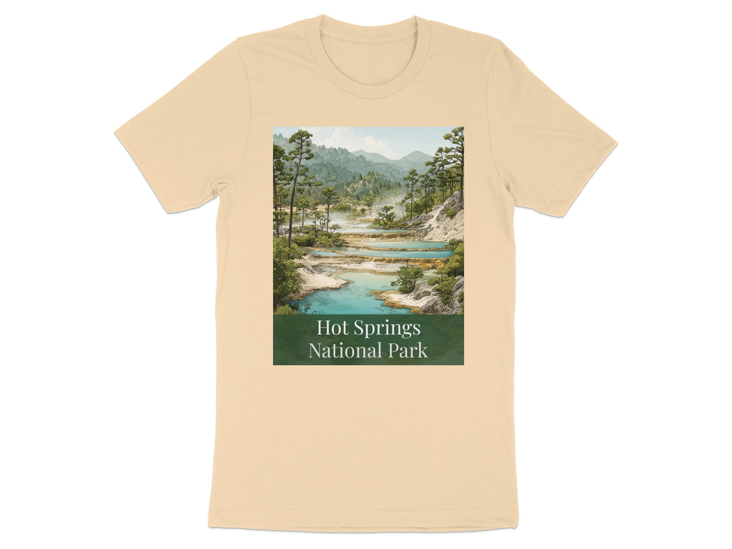 Hot Springs National Park Scenic Graphic T-shirt