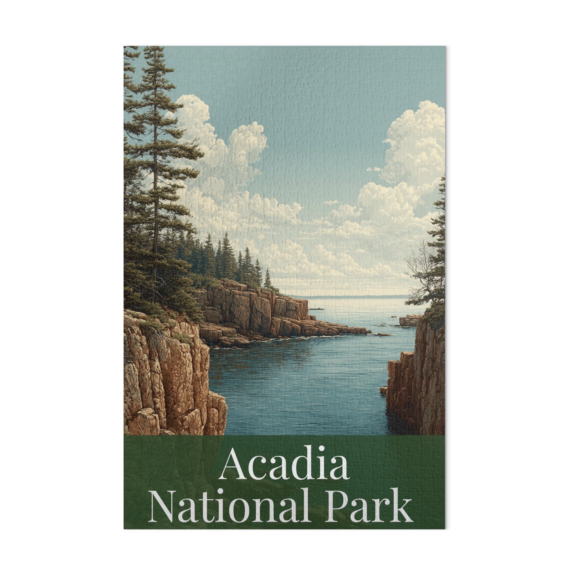 Acadia National Park Jigsaw Puzzle Stunning Coastal Scenery