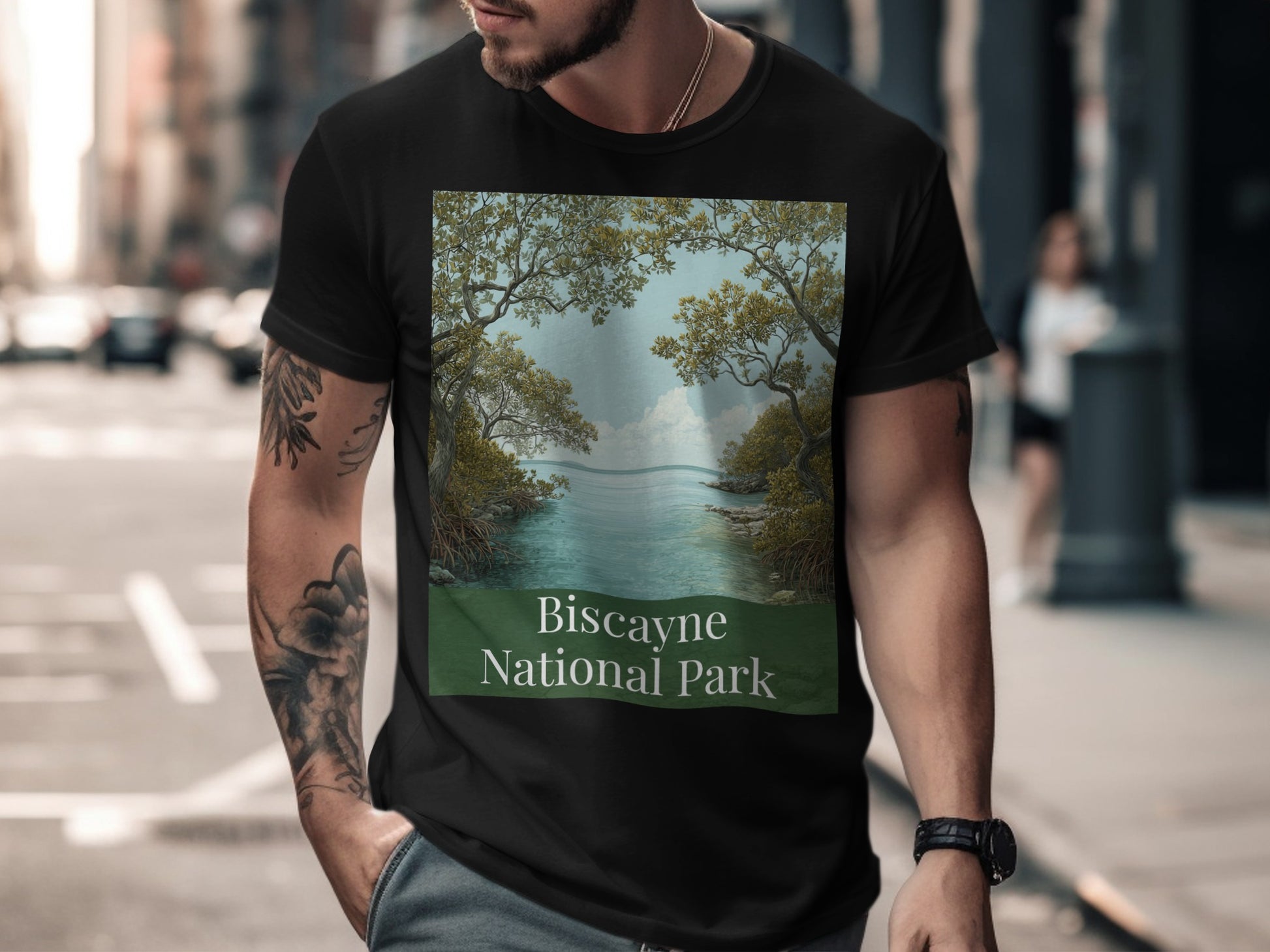 Biscyane National Park Graphic Tee Stunning Men's Wear