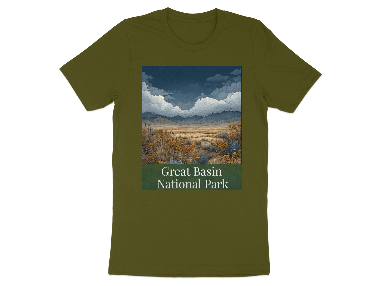 Great Basin National Park Scenic View T-Shirt