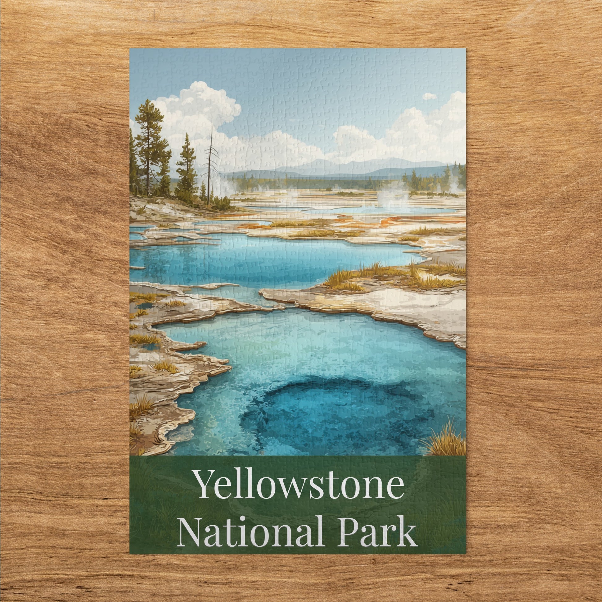 Yellowstone National Park Scenic Landscape puzzle