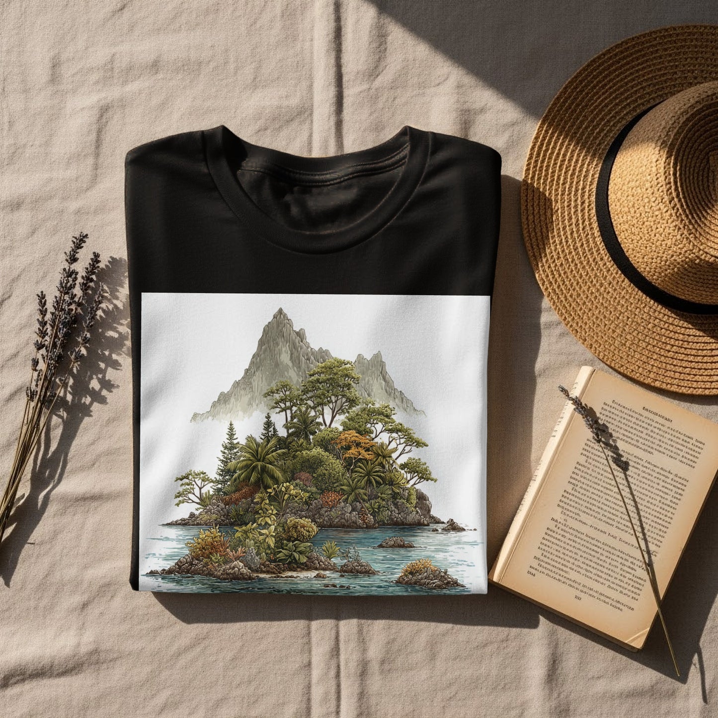 Scenic Mountain and Forest Graphic Tee