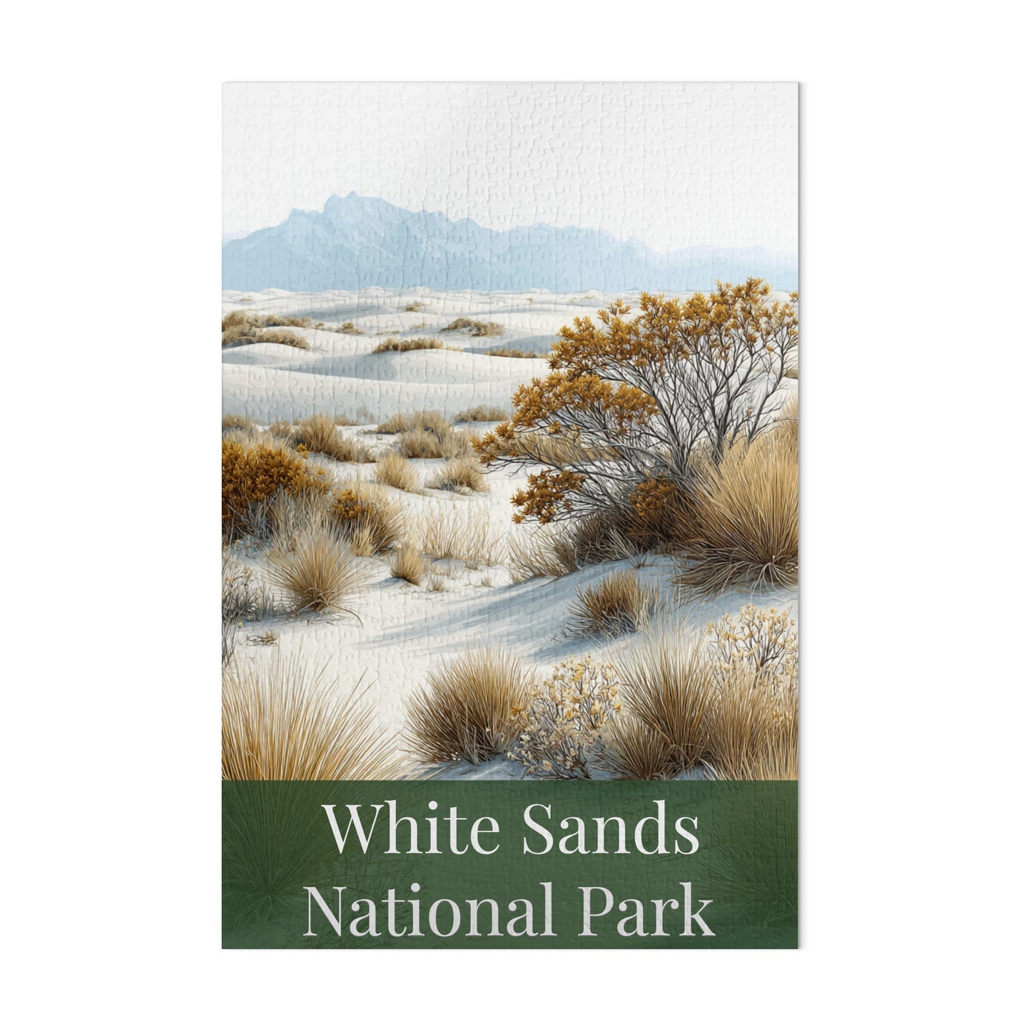 White Sands National Park Scenic Landscape Puzzle