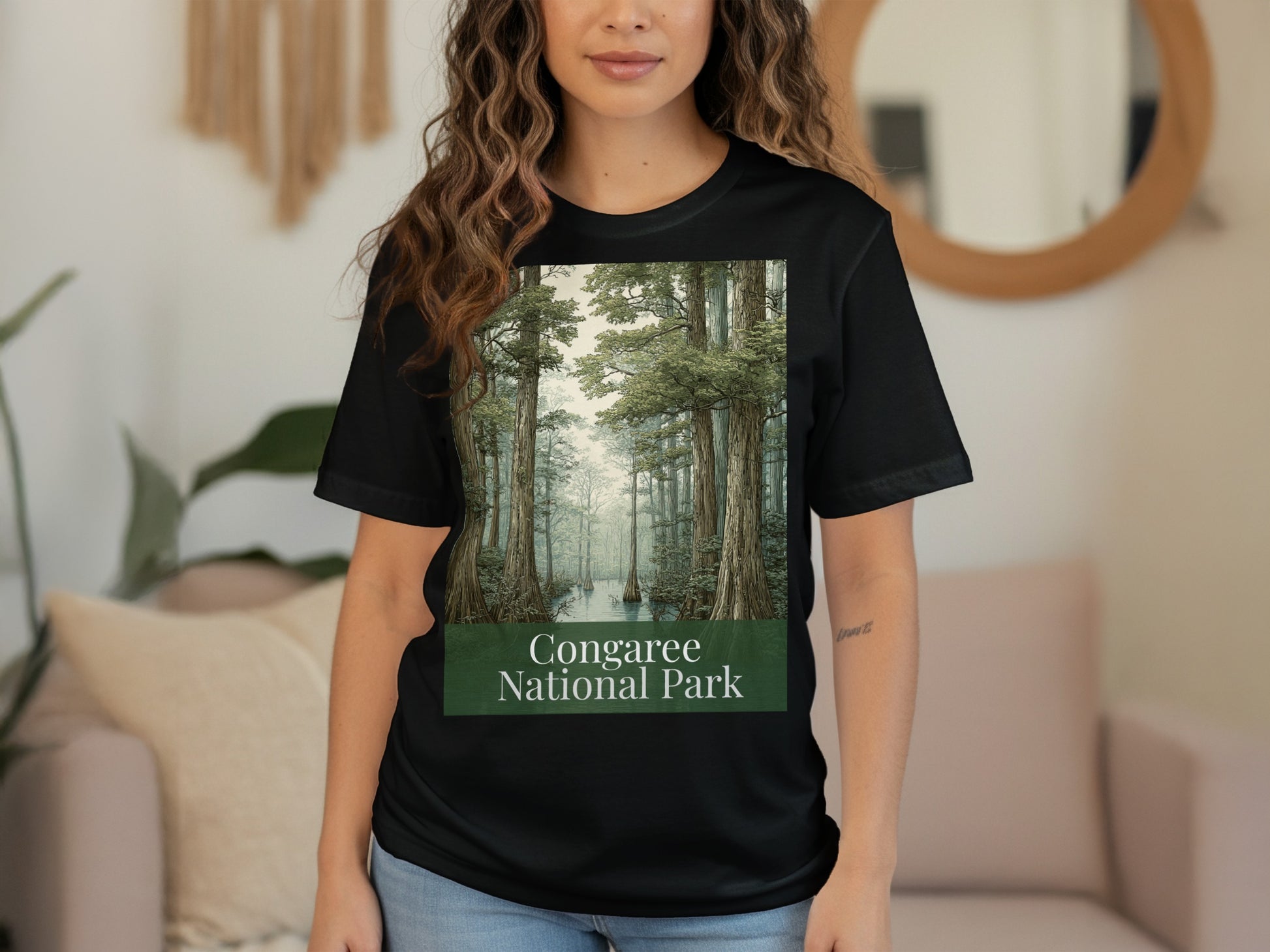 Congaree National Park Scenic Graphic T-shirt