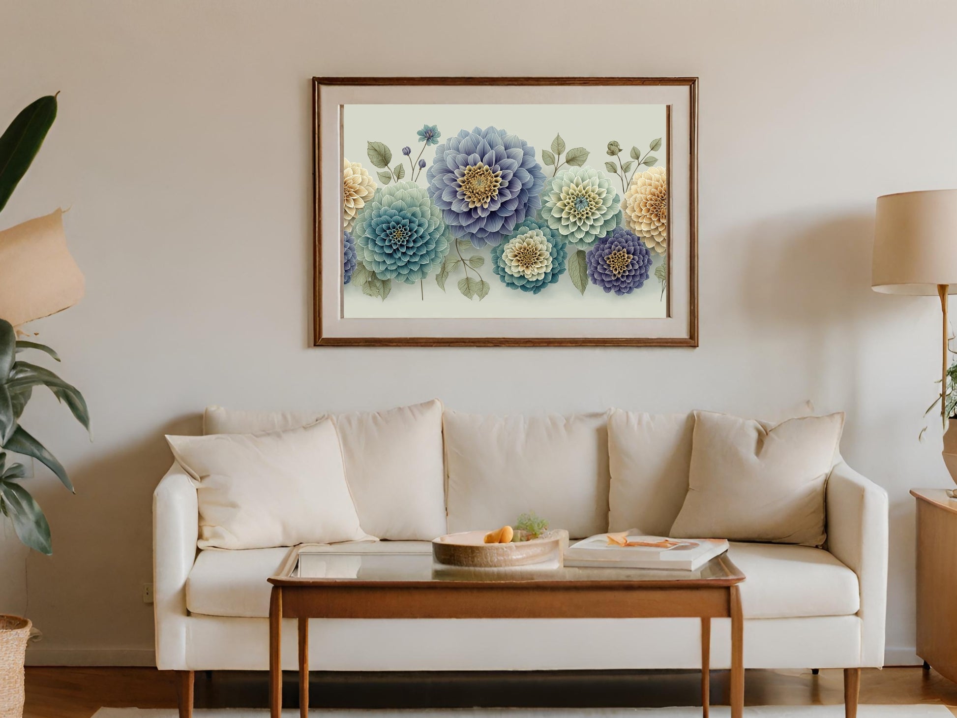 Vibrant Floral Art Print for Elegant Home Decor