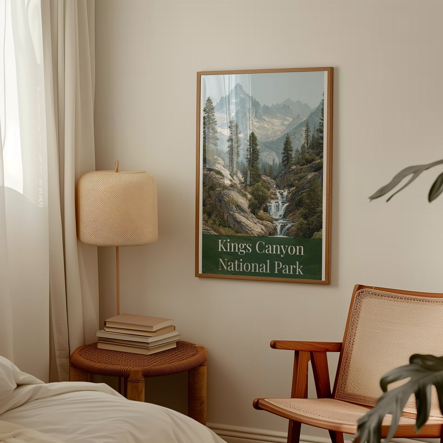 Kings Canyon National Park Scenic Landscape Poster