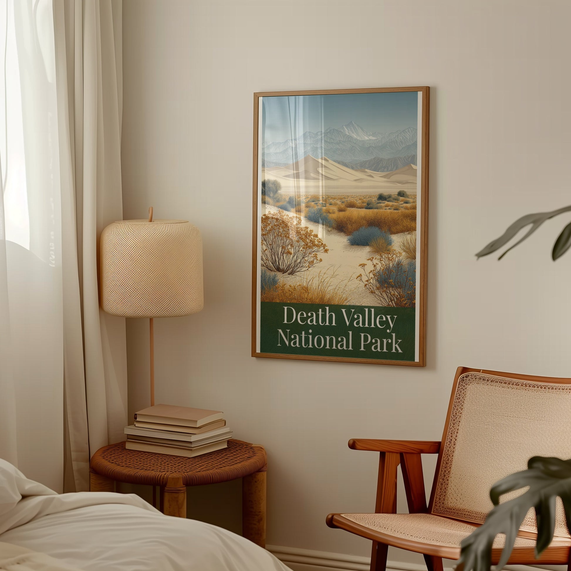 Death Valley National Park poster for home decor