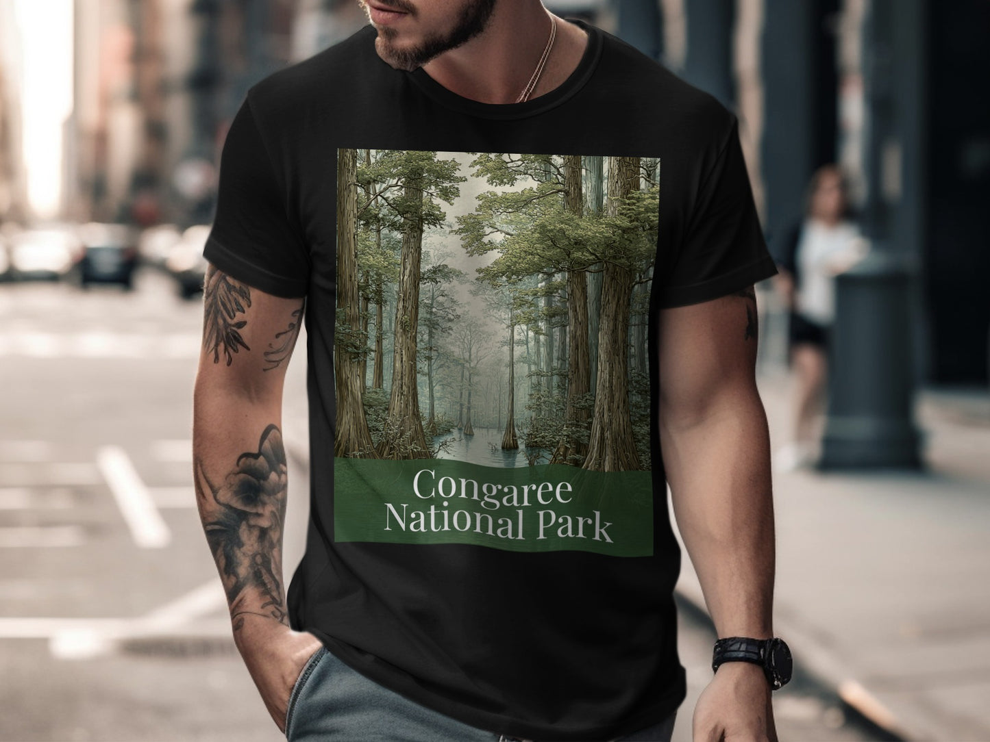 Congaree National Park themed graphic casual wear