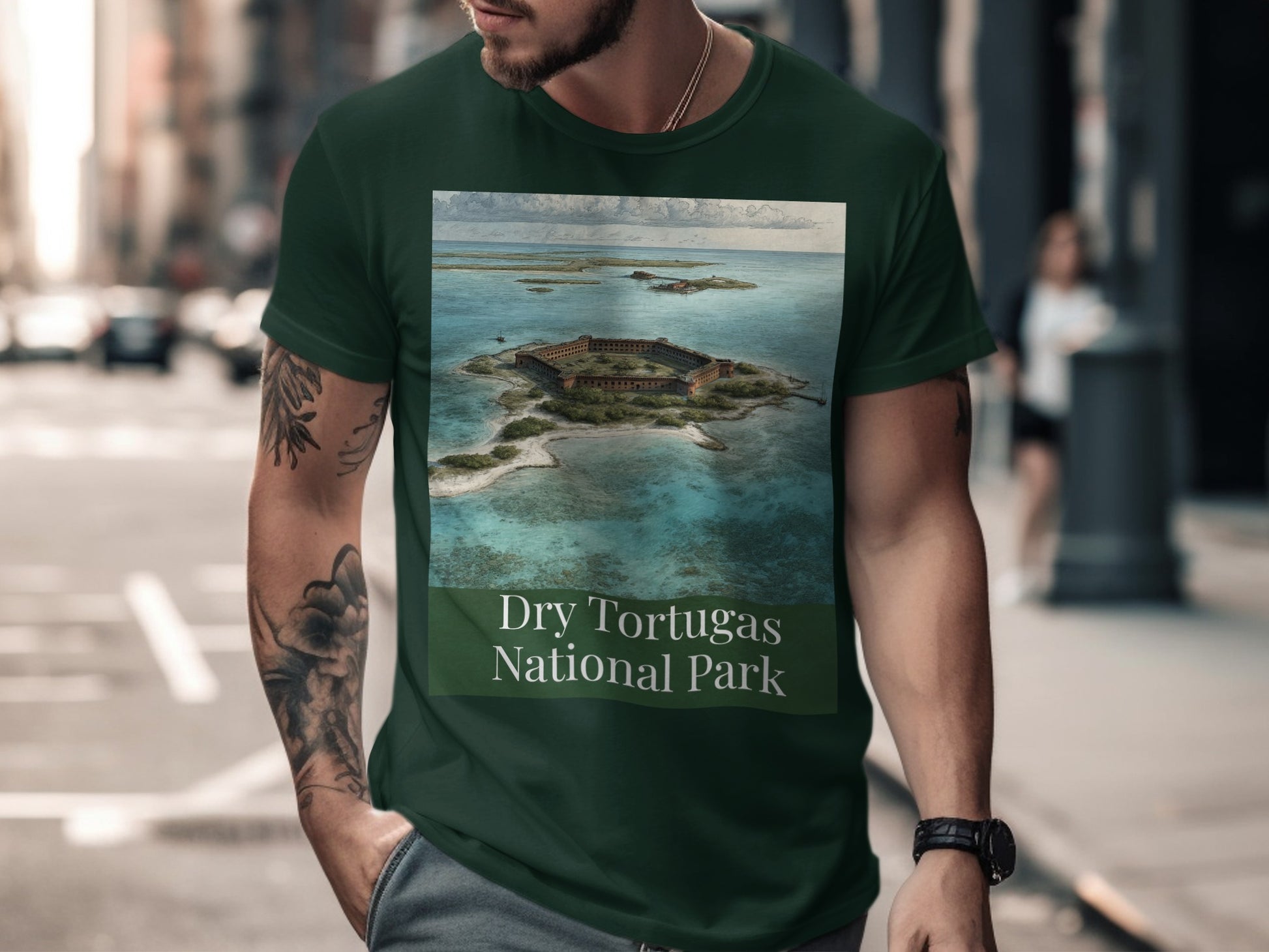 Dry Tortugas National Park printed T-shirt