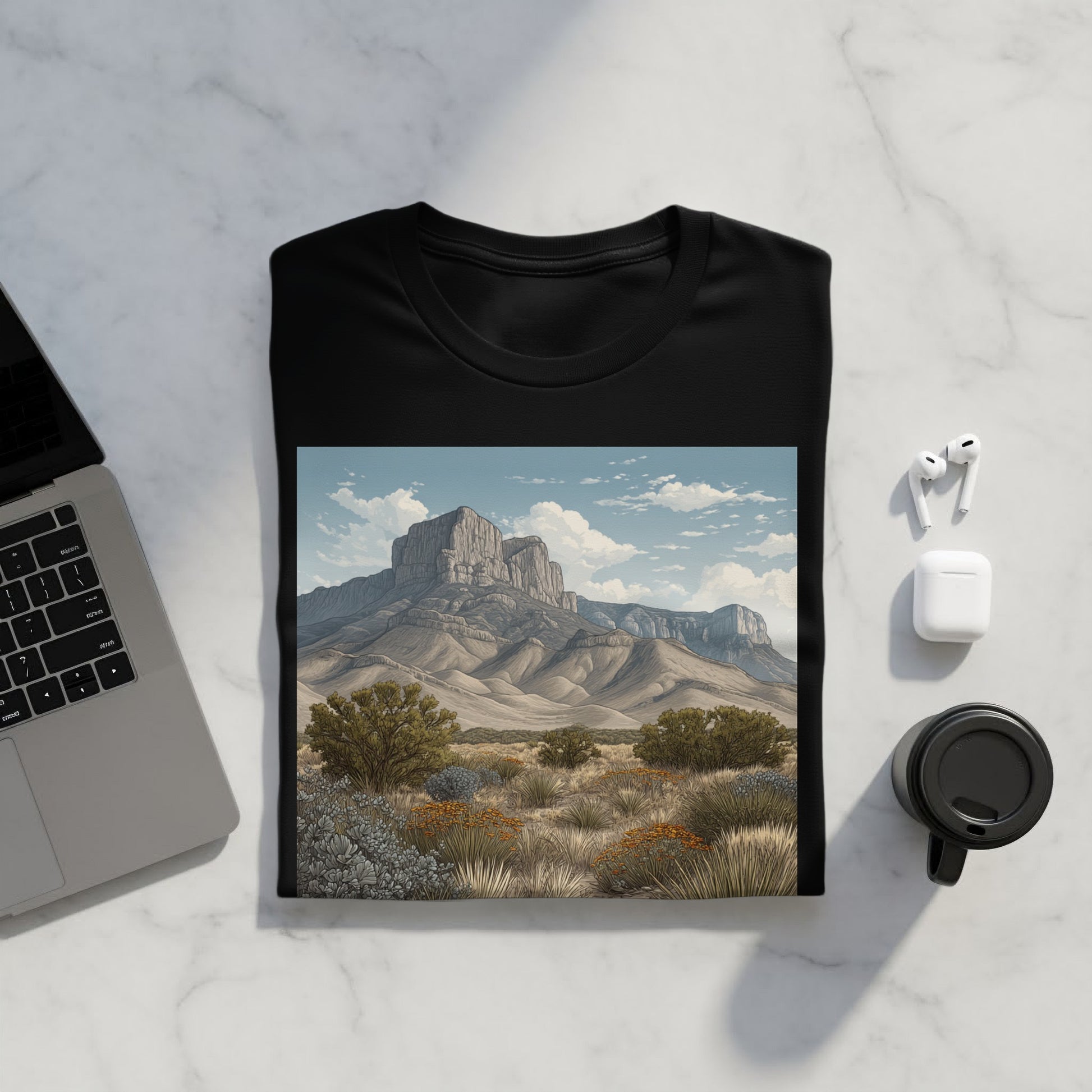 Stunning Mountain Landscape Graphic T-Shirt Product