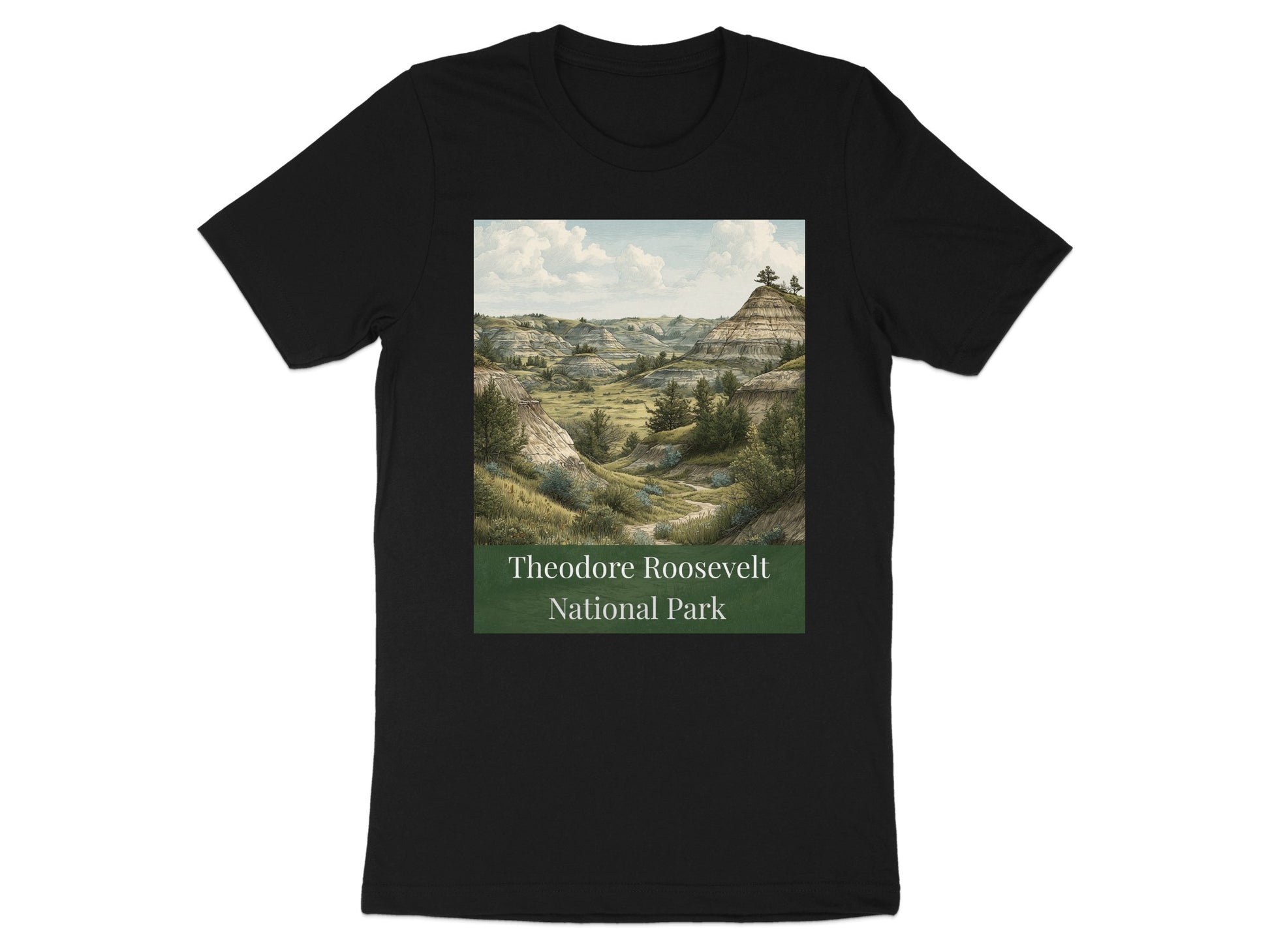 Scenic Theodore Roosevelt National Park Graphic Shirt