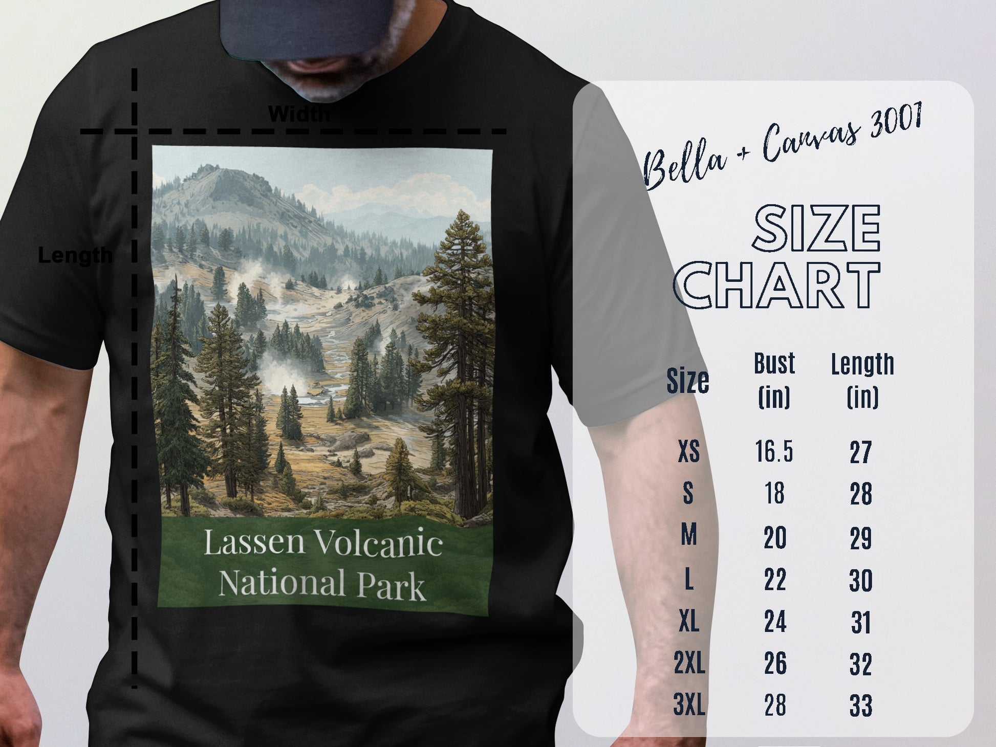 Lassen Volcanic National Park Graphic T-shirt