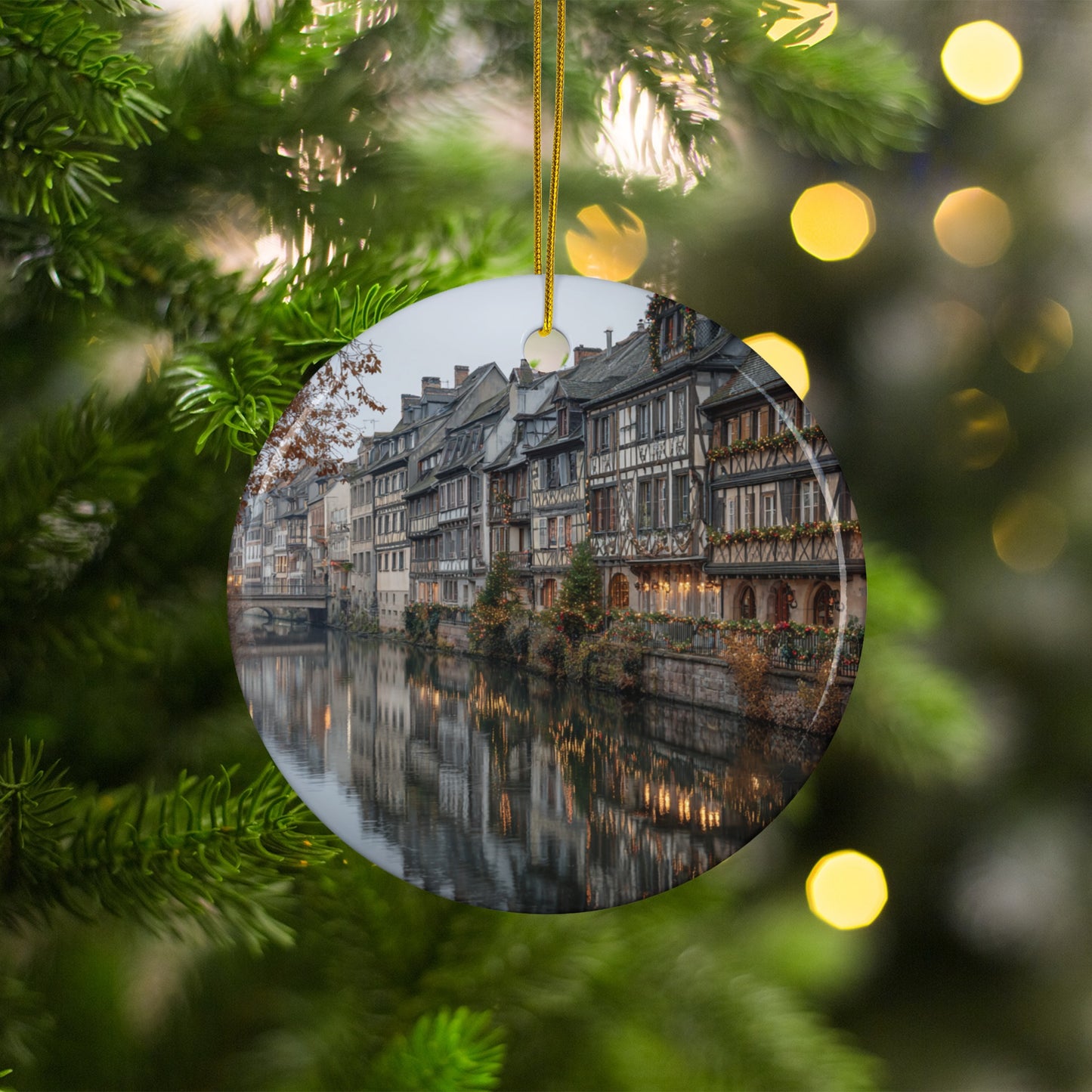 European Village Christmas Tree Ornament