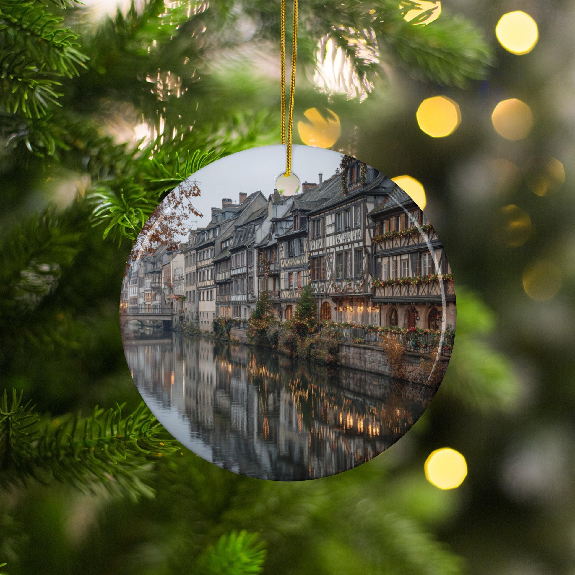 European Village Christmas Tree Ornament