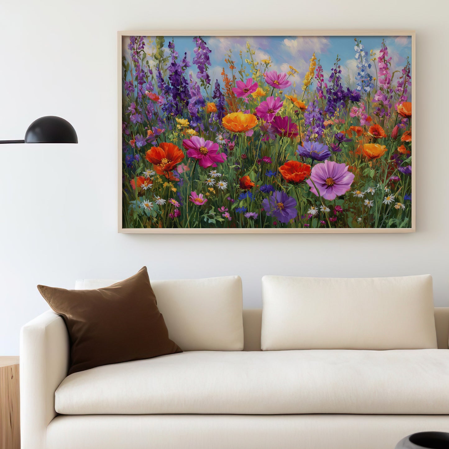 Vibrant Wildflower Field Colorful Garden Scene product type