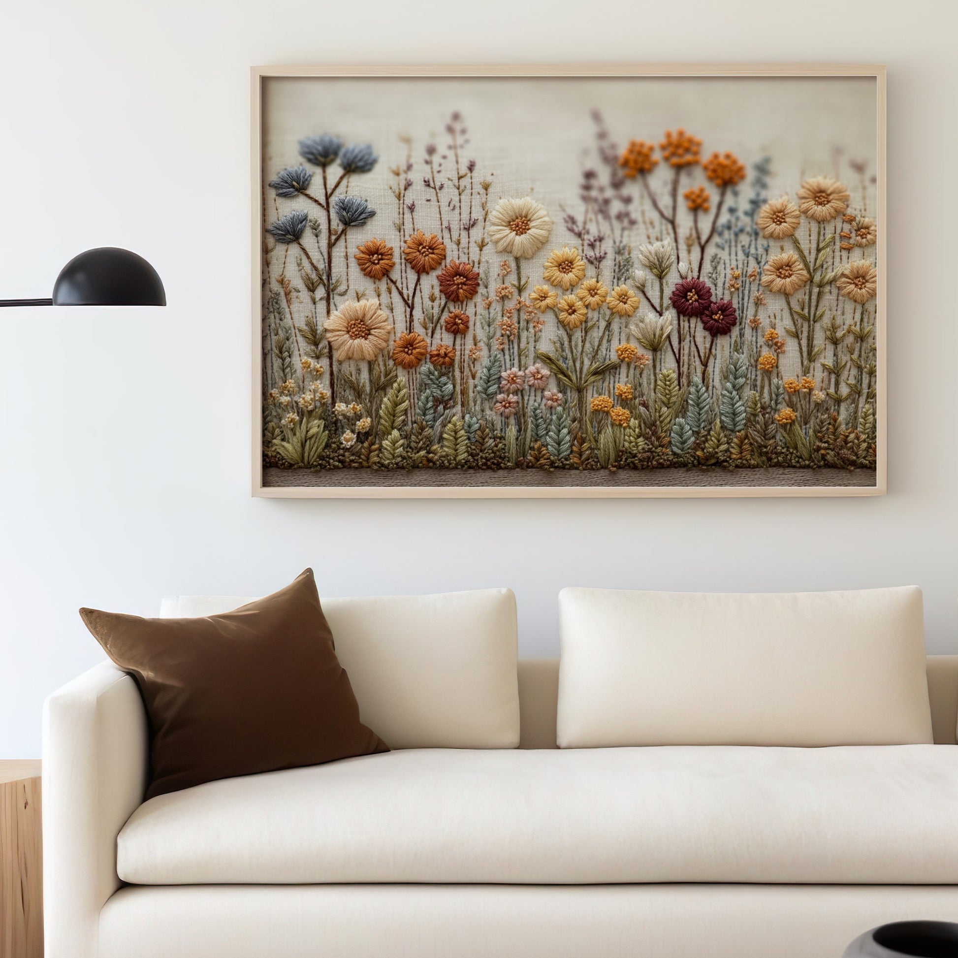 Handcrafted 3D Floral Wall Art for Home Decor