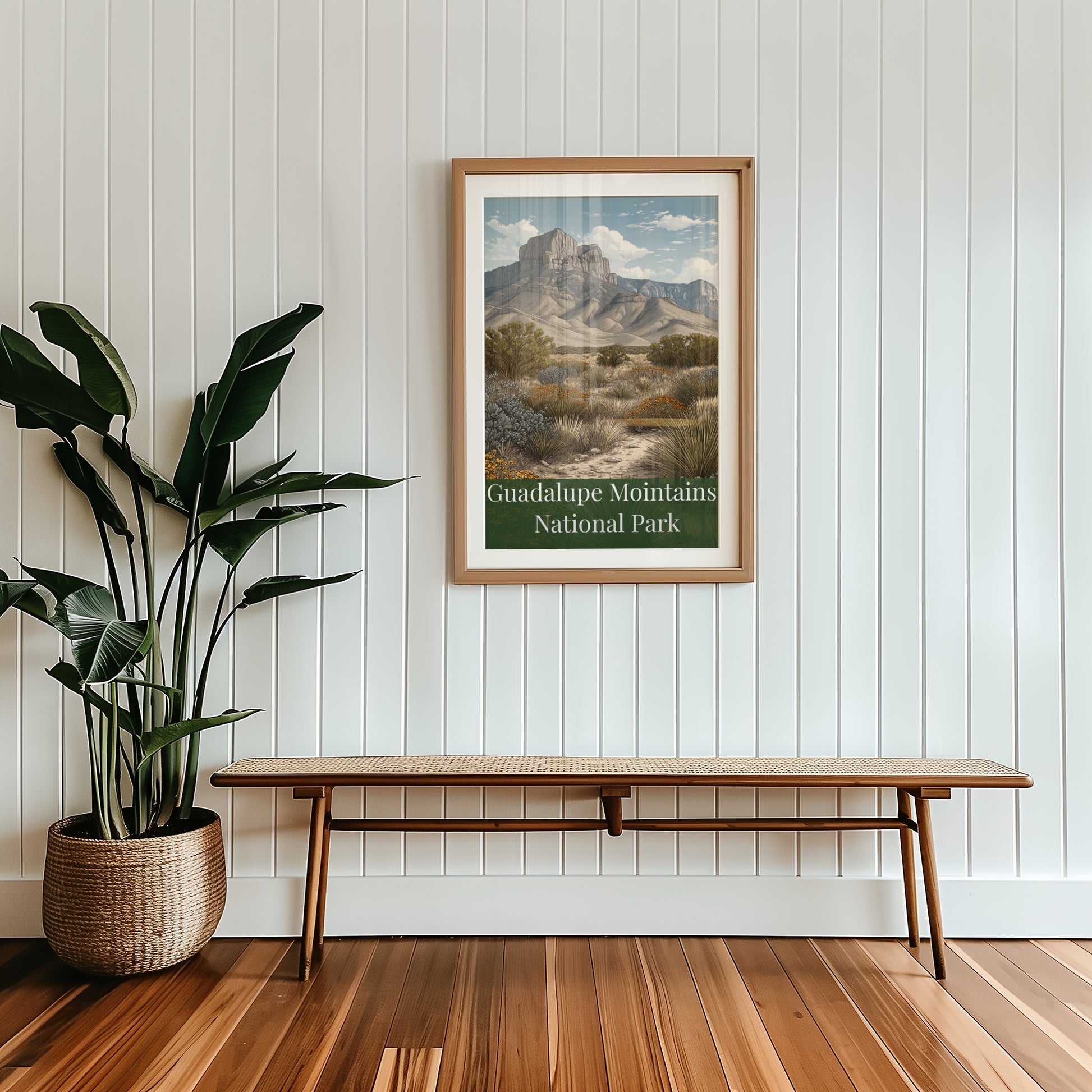 Guadalupe Mountains National Park framed poster
