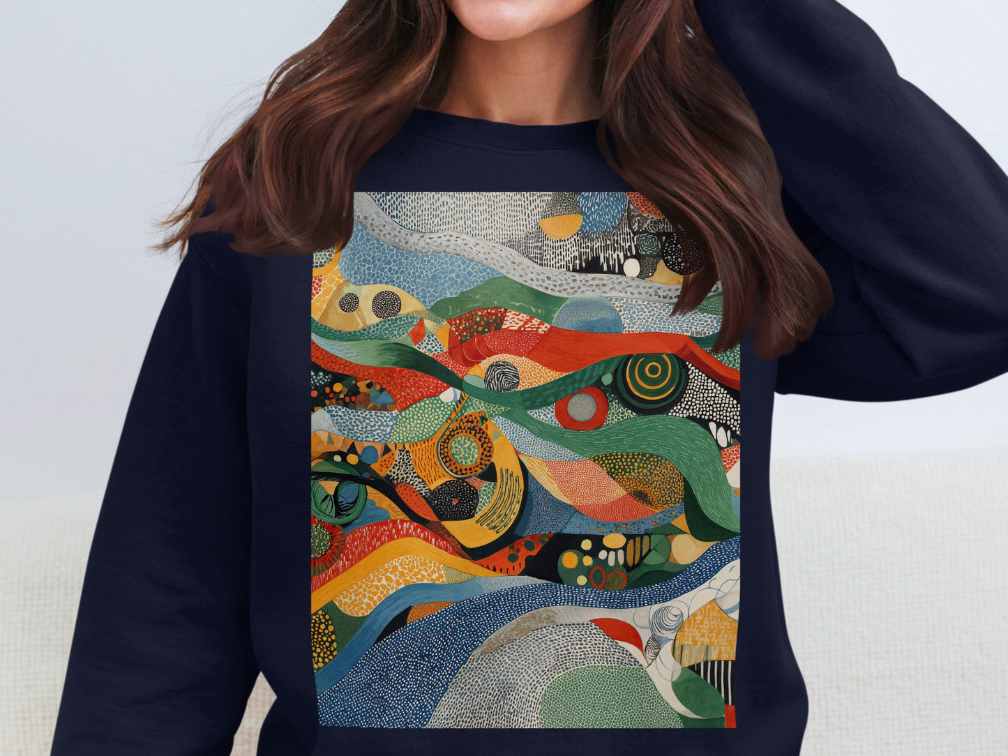 Abstract Vibrant Landscape Graphic Artwork product type