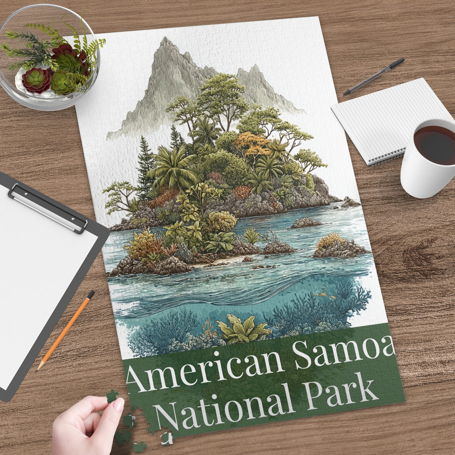 American Samoa National Park nature puzzle