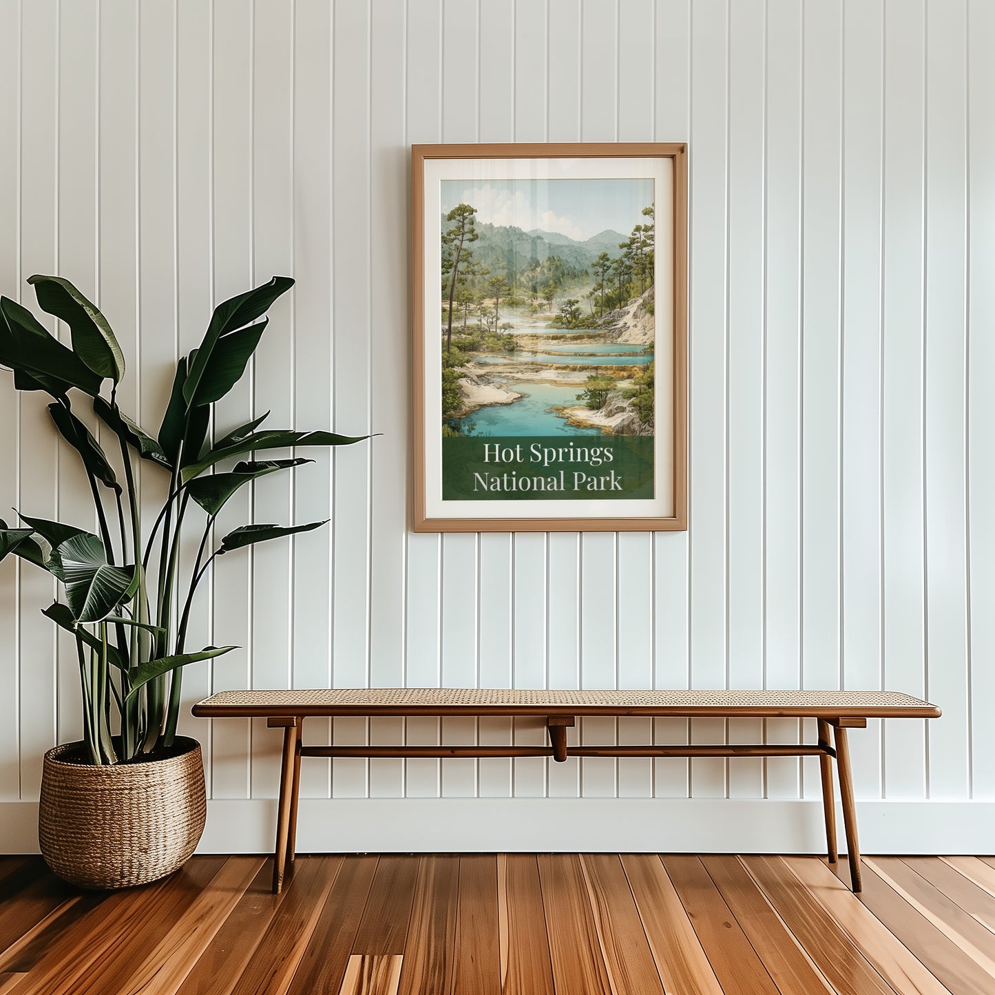 Hot Springs National Park Poster Artwork Print