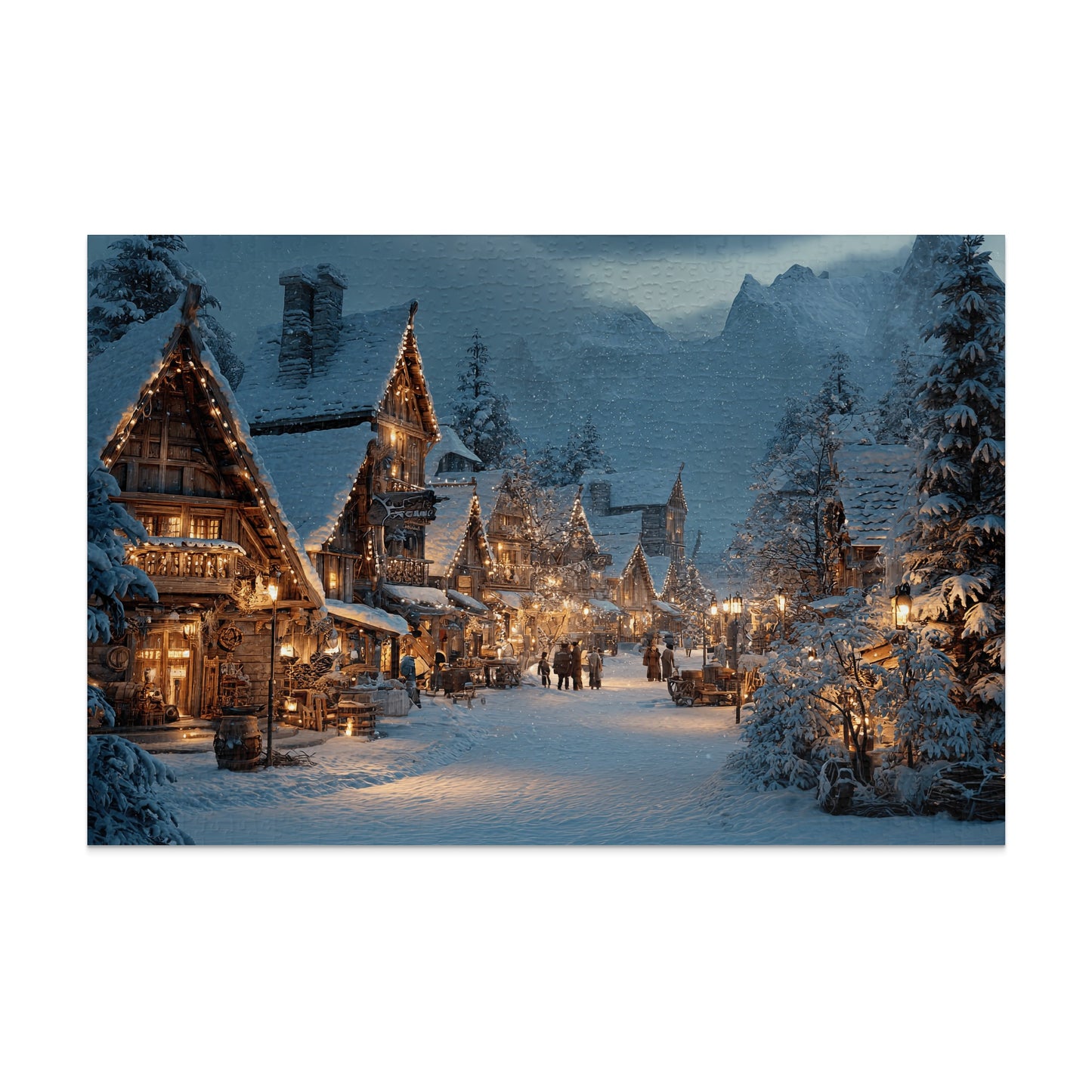 Enchanted Snowy Village Festive Lights Mountain product type
Snowy village, Winter scene, Festive lights, Christmas, Holiday decor, Mountain village, Cozy village, Illuminated village, Enchanted village, Magical village, Snowy landscape, Christmas village, Winter wonderland, Village scene, Nighttime lights, Rustic charm, Alpine scene, Glowing lights, Festive season, Snowy houses