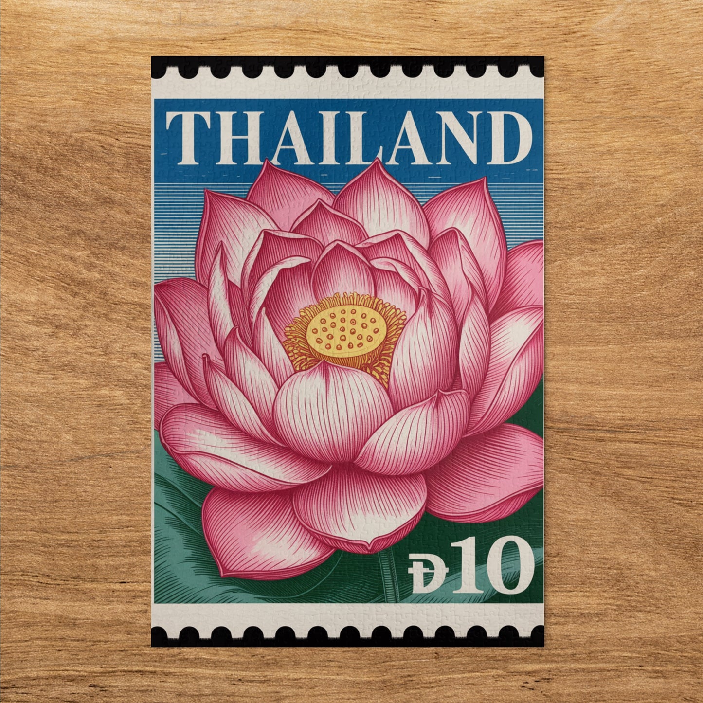 Thailand Lotus Flower Postage Stamp product