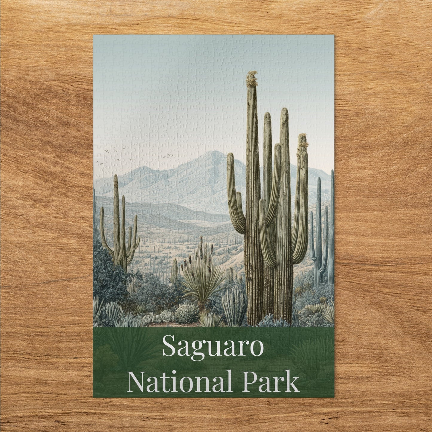 Saguaro National Park Desert Scene Puzzle