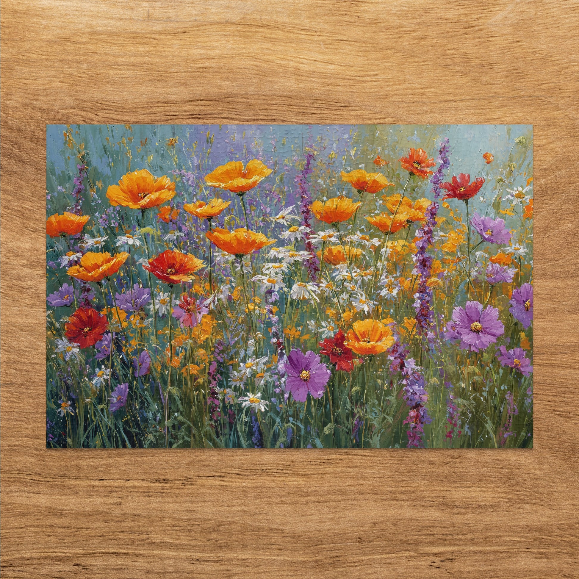 Vibrant Impressionist Flower Field Art Painting product type