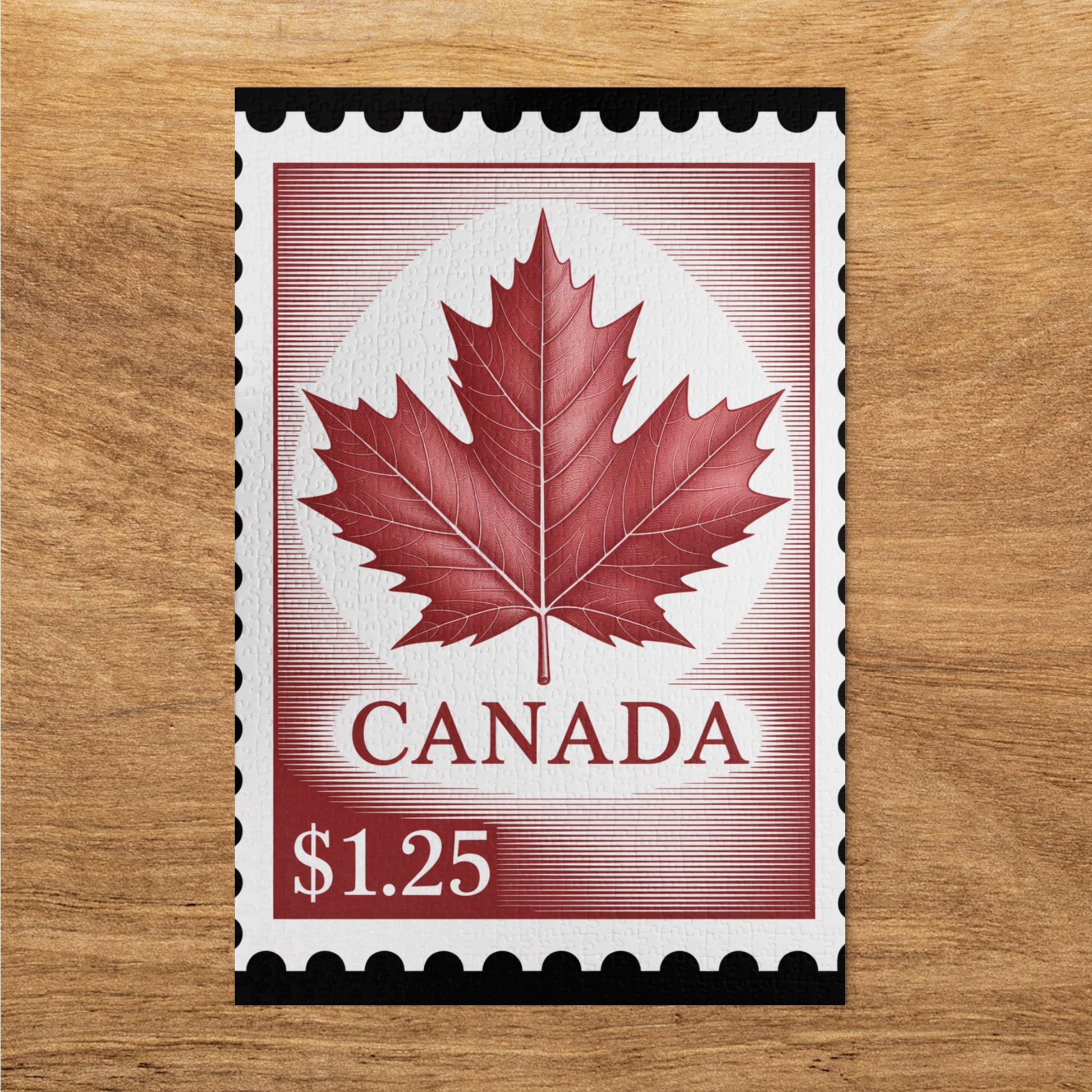 Collector's Item Red Maple Leaf Canada Stamp