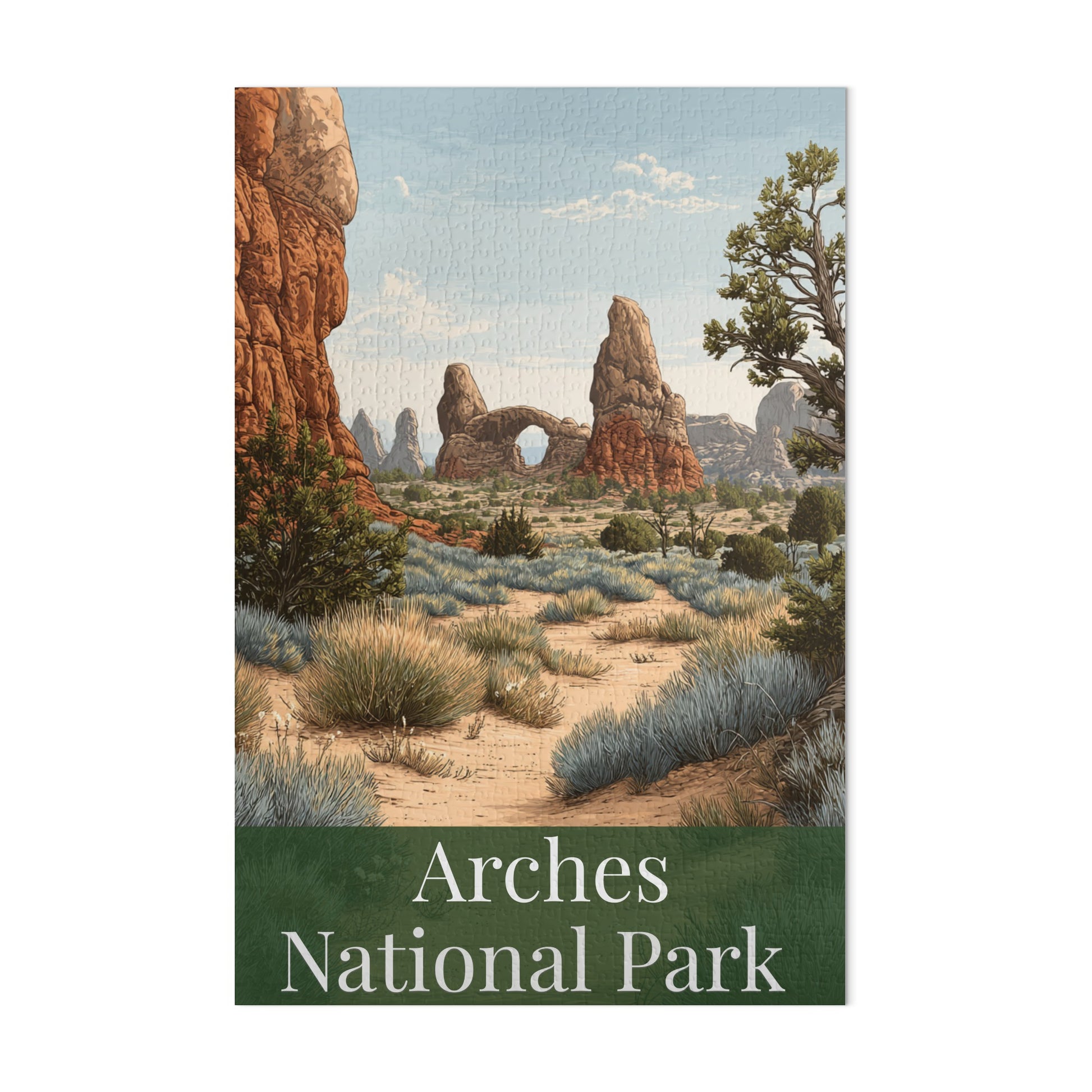 Arches National Park Scenic Landscape Puzzle