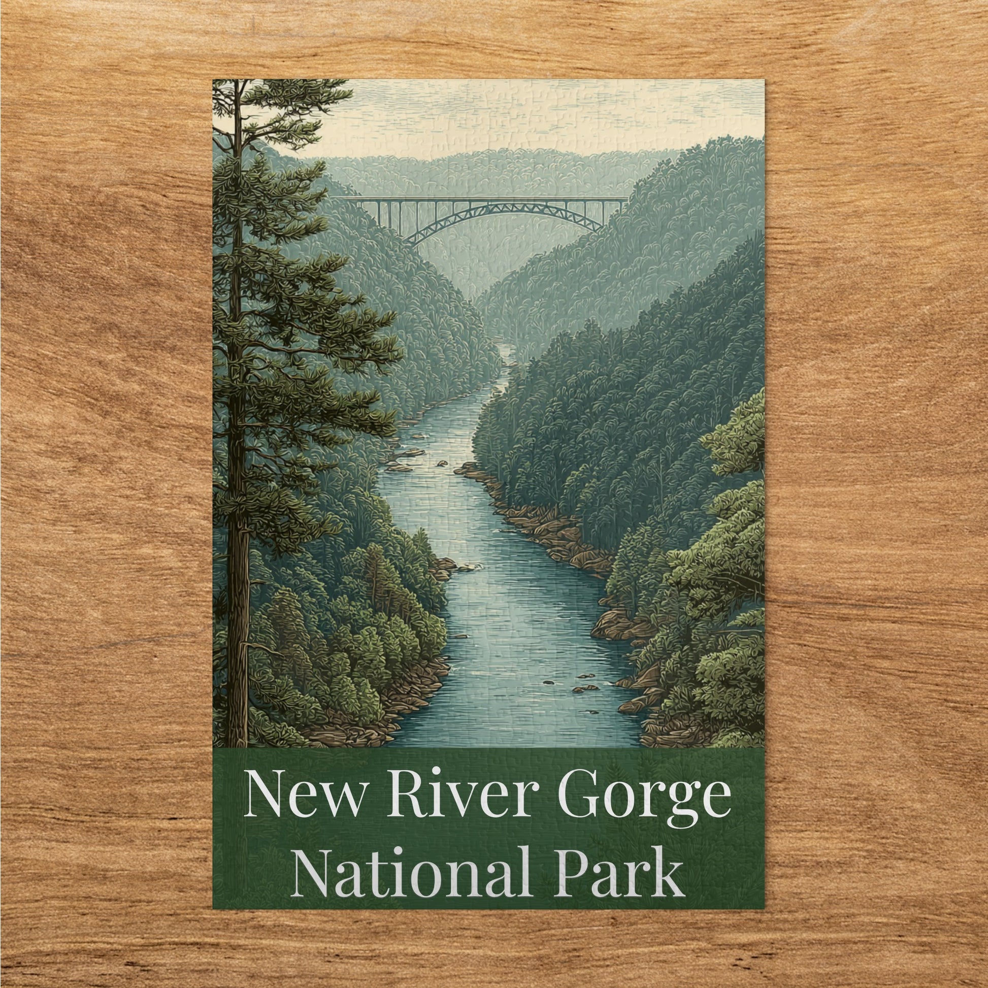 Scenic New River Gorge National Park Poster Print