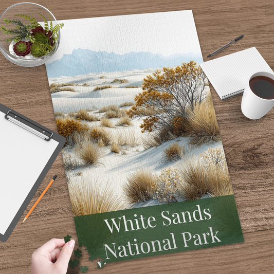 White Sands National Park Landscape Puzzle