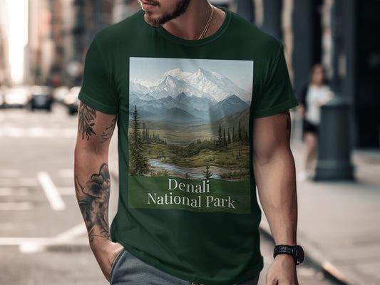 Denali National Park Scenic View T-Shirt Product